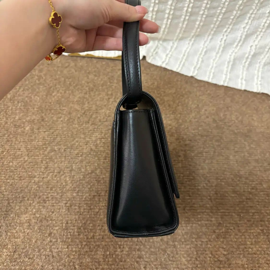 Givenchy GIVENCHY black leather shoulder bag detachable strap Size ONE SIZE - 5 Thumbnail