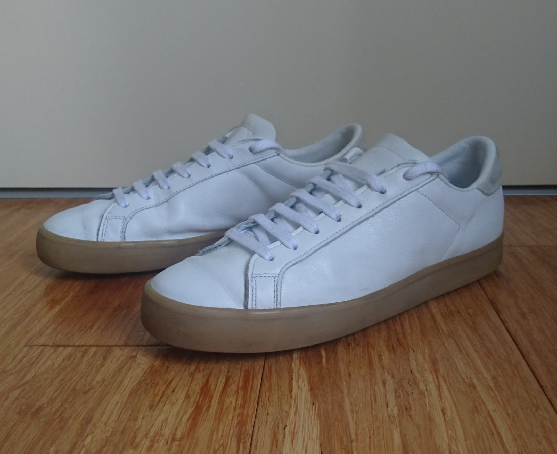 fantom ukrudtsplante Afslut Adidas RARE 2014 Rod Laver Vintage Tournament Edition (size? exclusive) /  White Leather Tennis Minimalist Sneakers | Grailed