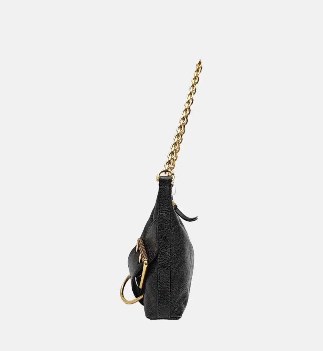 Givenchy GIVENCHY Voyou black cowhide leather handbag gold hardware Size ONE SIZE - 3 Thumbnail