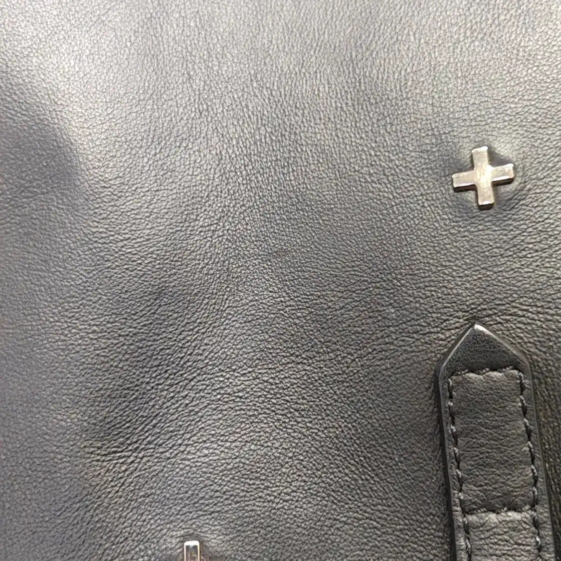 Givenchy GIVENCHY tote bag black leather stud shoulder bag handbag silver hardware sub-po Size ONE SIZE - 10 Thumbnail
