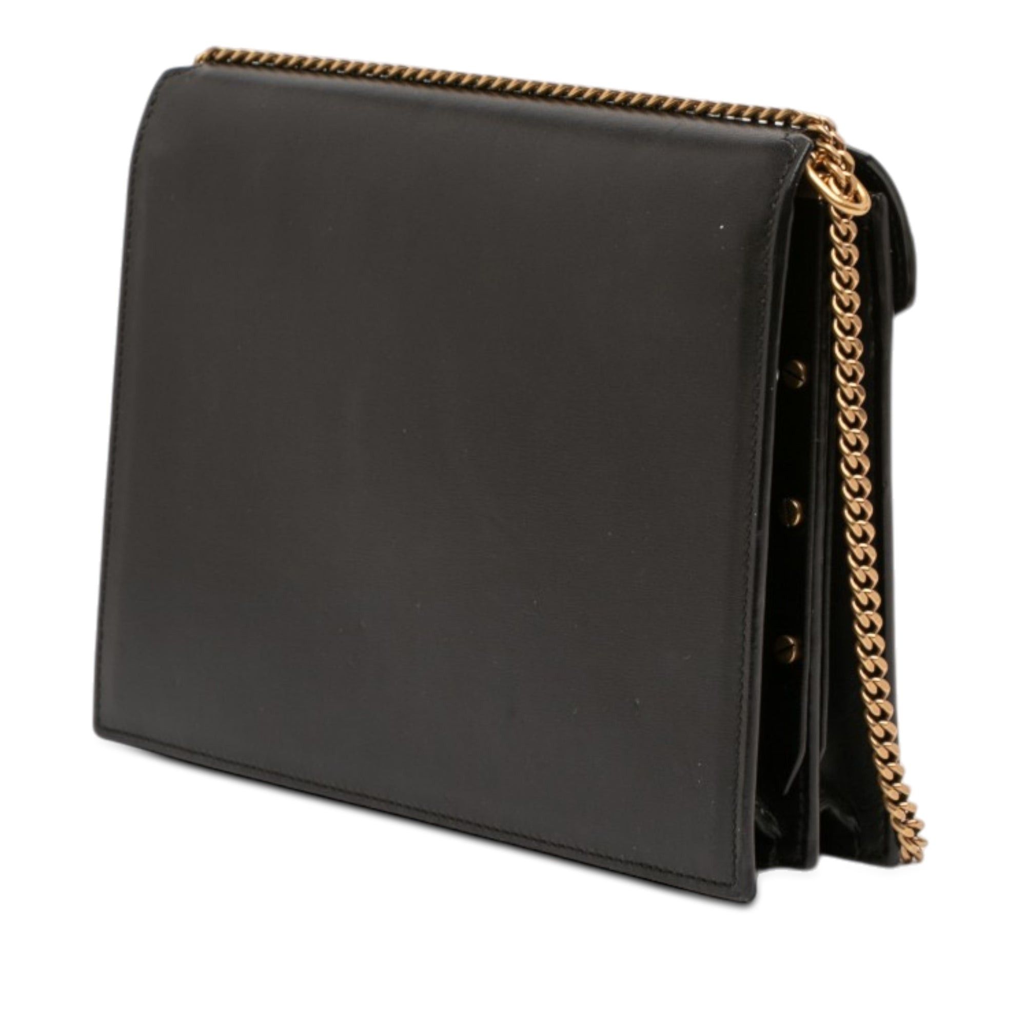 Saint Laurent Paris Suede and Calfskin Monogram Cassandra Clasp Bag Size ONE SIZE - 2 Thumbnail