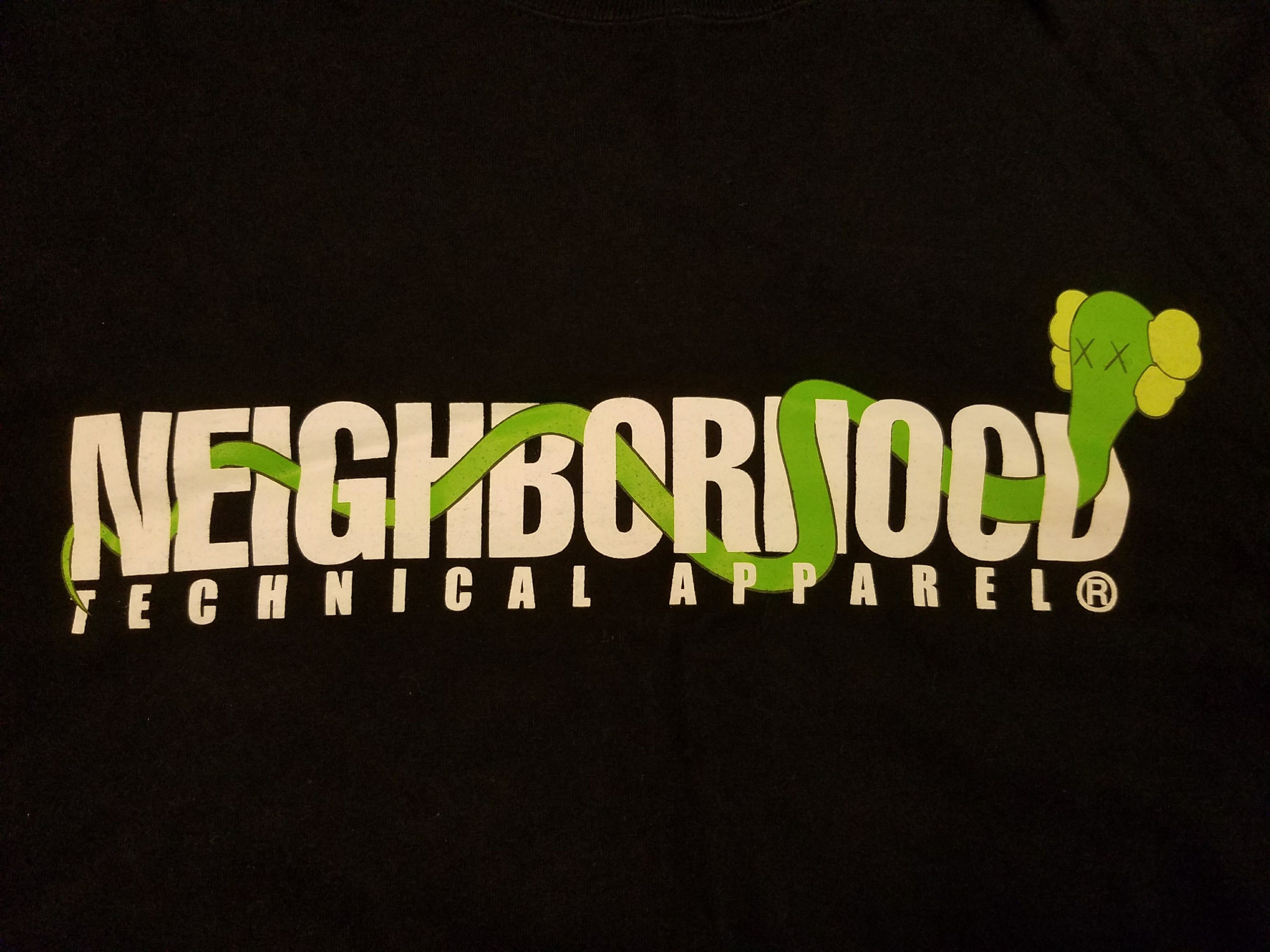 Kaws Neighborhood x Original Fake Tee Size US L / EU 52-54 / 3 - 2 Thumbnail
