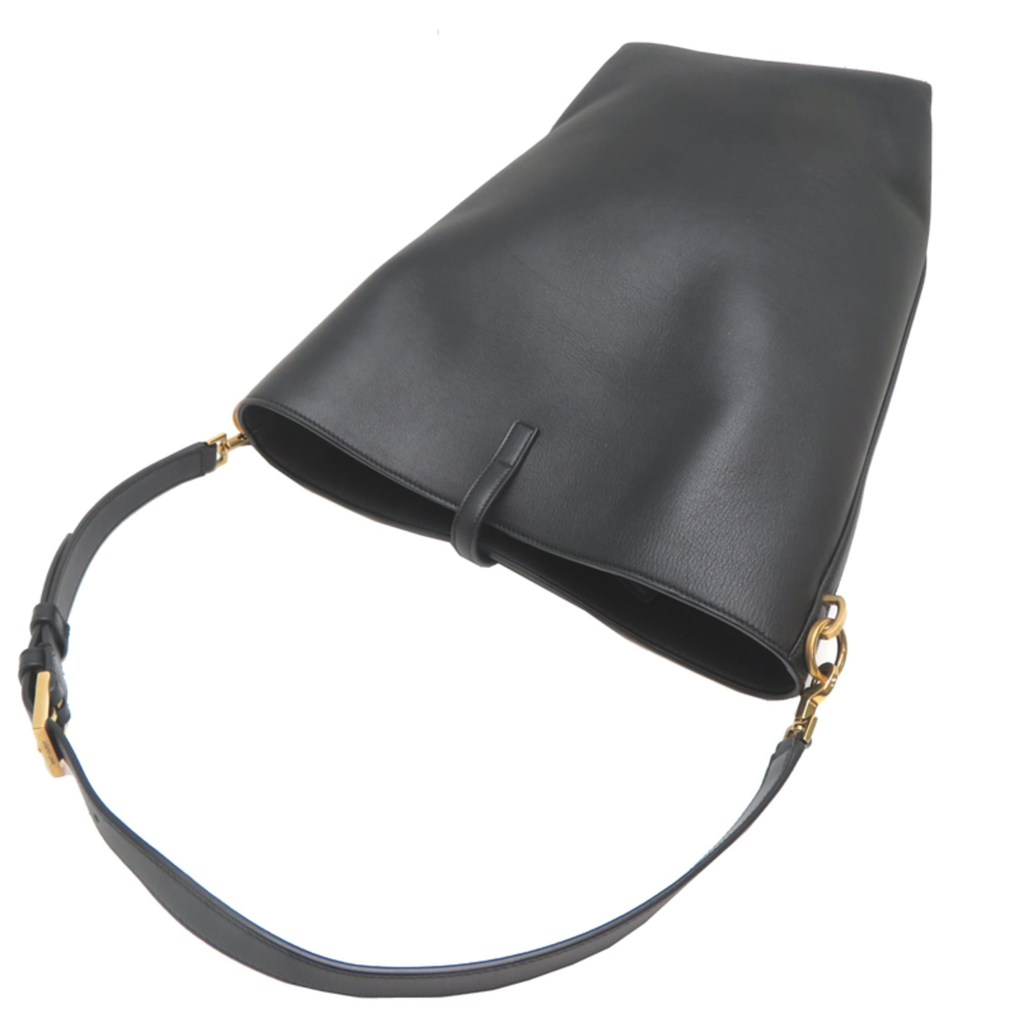 Saint Laurent Paris Saint Laurent Paris LE 37 Women's Shoulder Bag 800594 Leather Black Size ONE SIZE - 4 Thumbnail