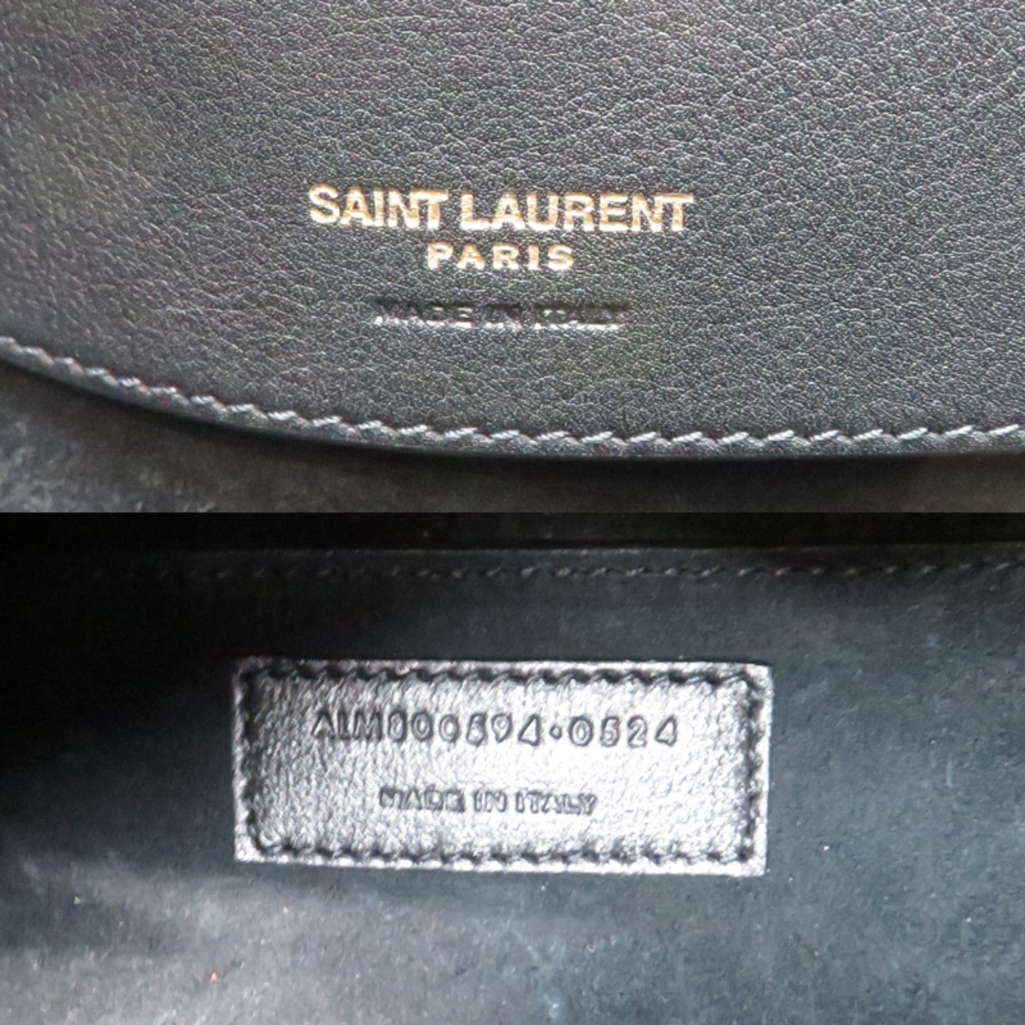 Saint Laurent Paris Saint Laurent Paris LE 37 Women's Shoulder Bag 800594 Leather Black Size ONE SIZE - 6 Thumbnail