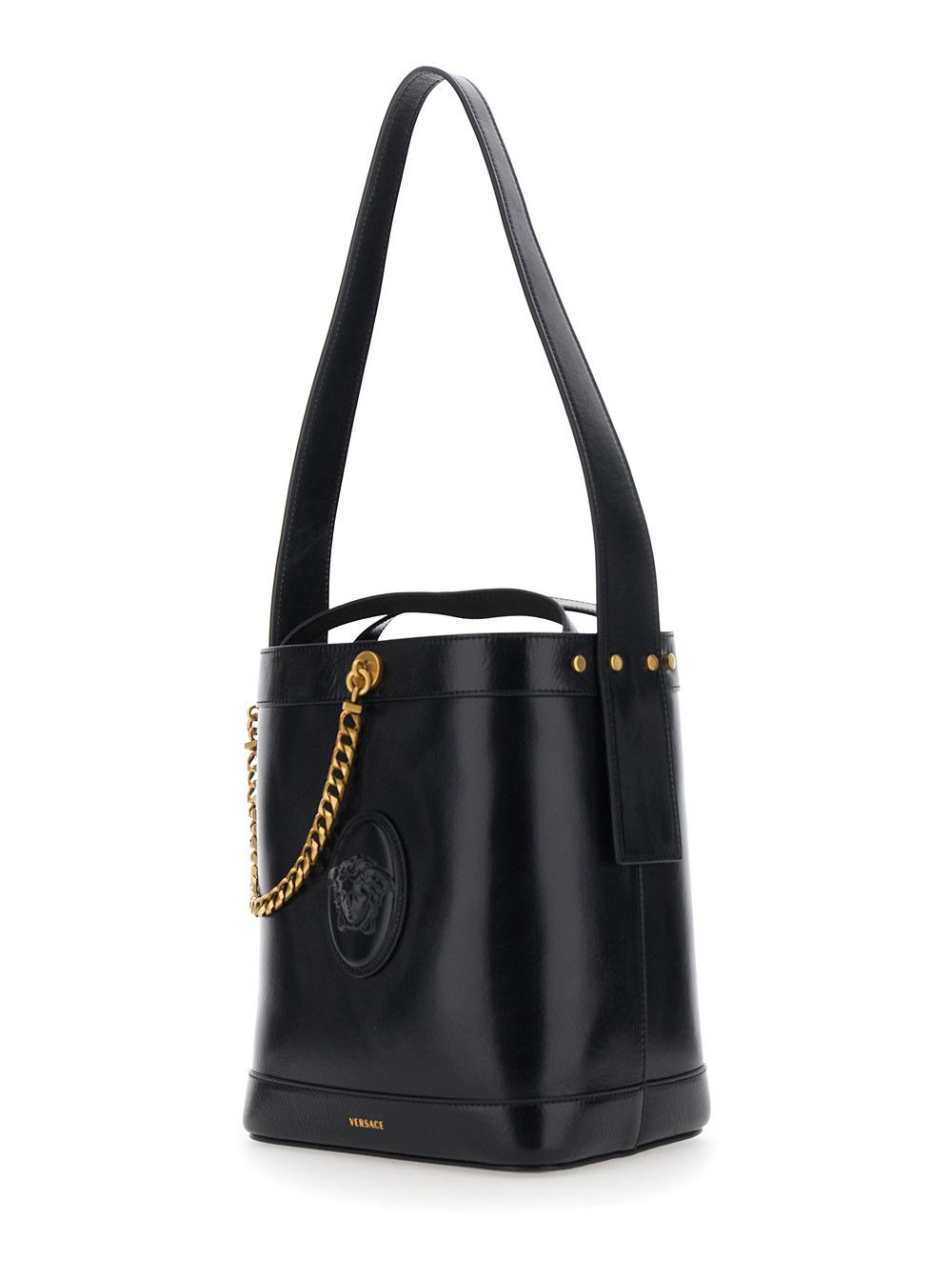 Versace Bucket bag with red leather handle Size ONE SIZE - 2 Thumbnail