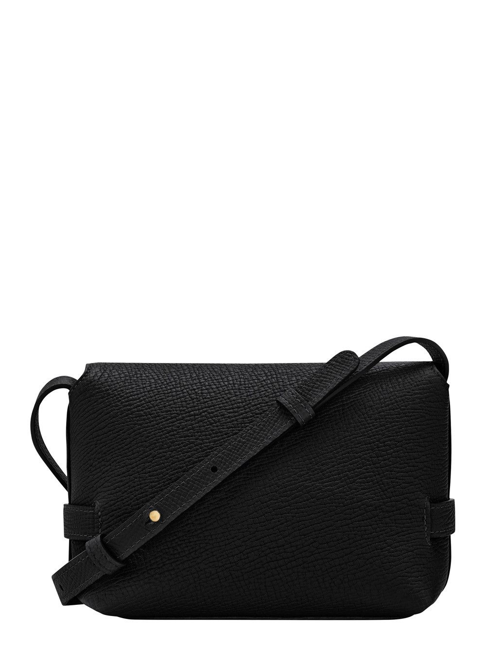 Longchamp 'Le Smart Flow' Black Crossbody bag with Front Plate and Adjustable Strap in Leather for Women Size ONE SIZE - 3 Thumbnail