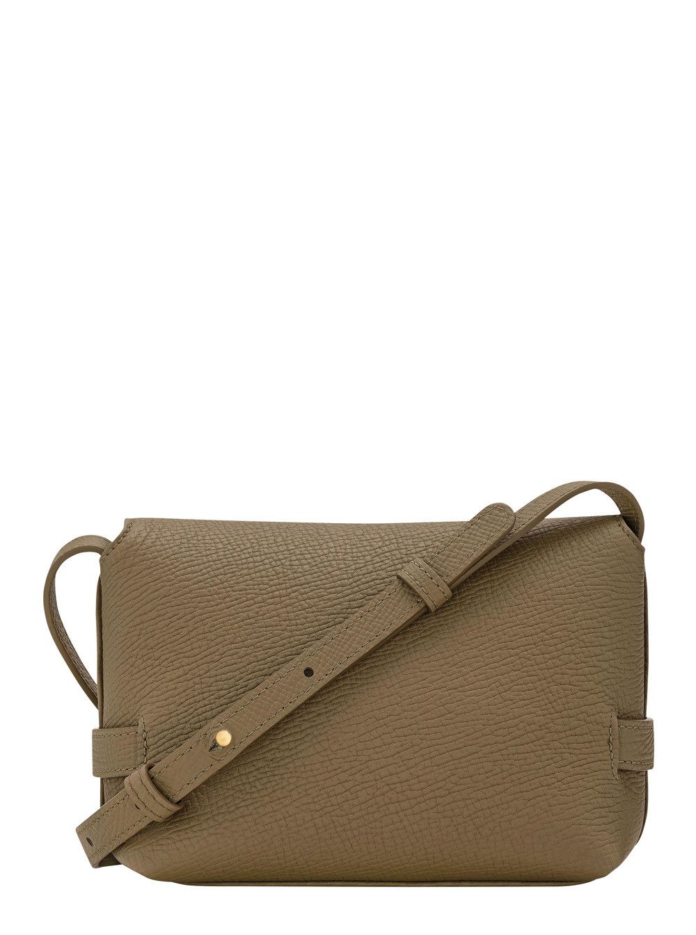 Longchamp 'Le Smart Flow' Green Crossbody bag with Front Plate and Adjustable Strap in Leather for Women Size ONE SIZE - 3 Thumbnail