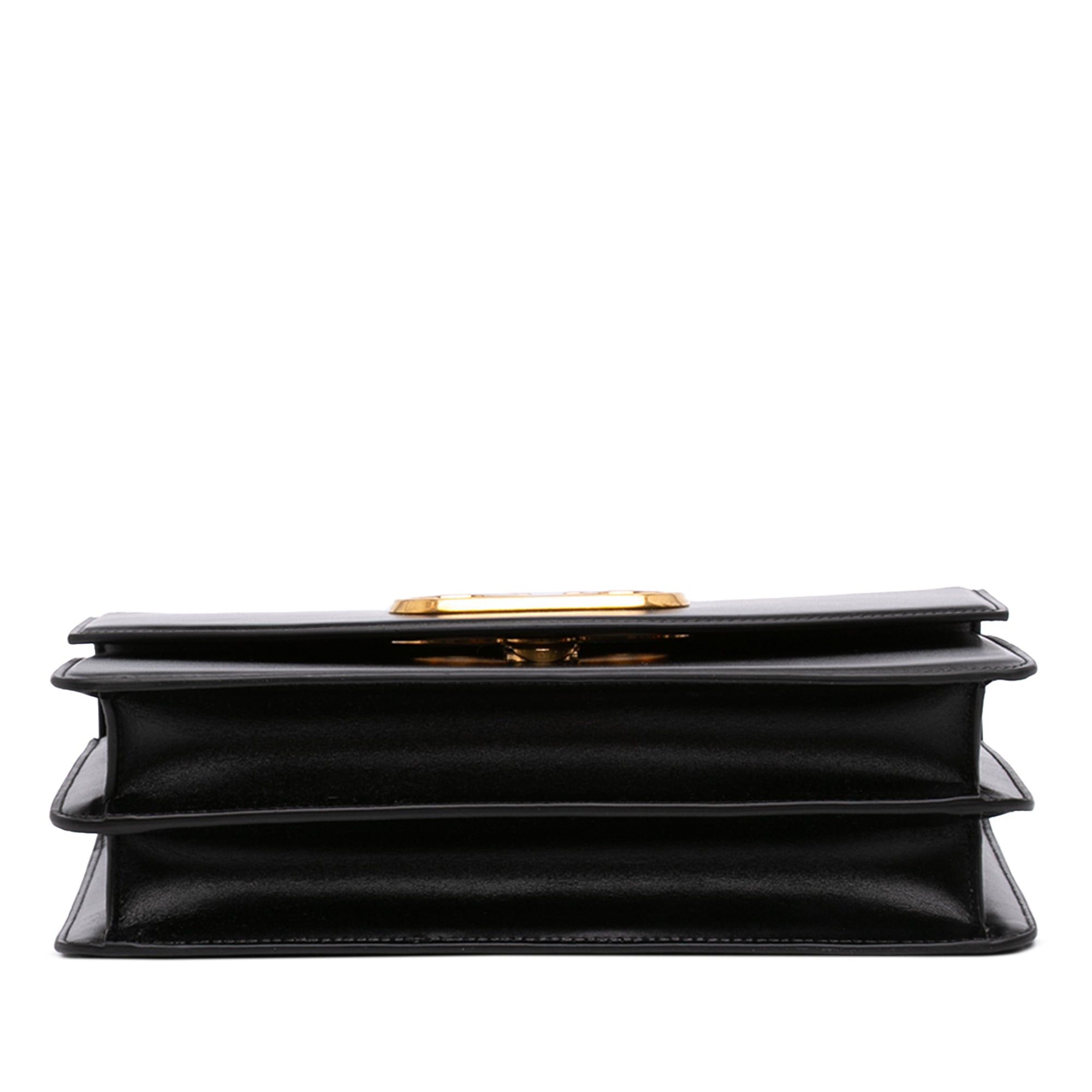 Valentino Shiny Calfskin VLogo Vain Crossbody Size ONE SIZE - 3 Thumbnail