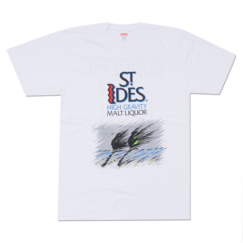Supreme St Ides Tee Black Medium Sealed Authentic New 2016