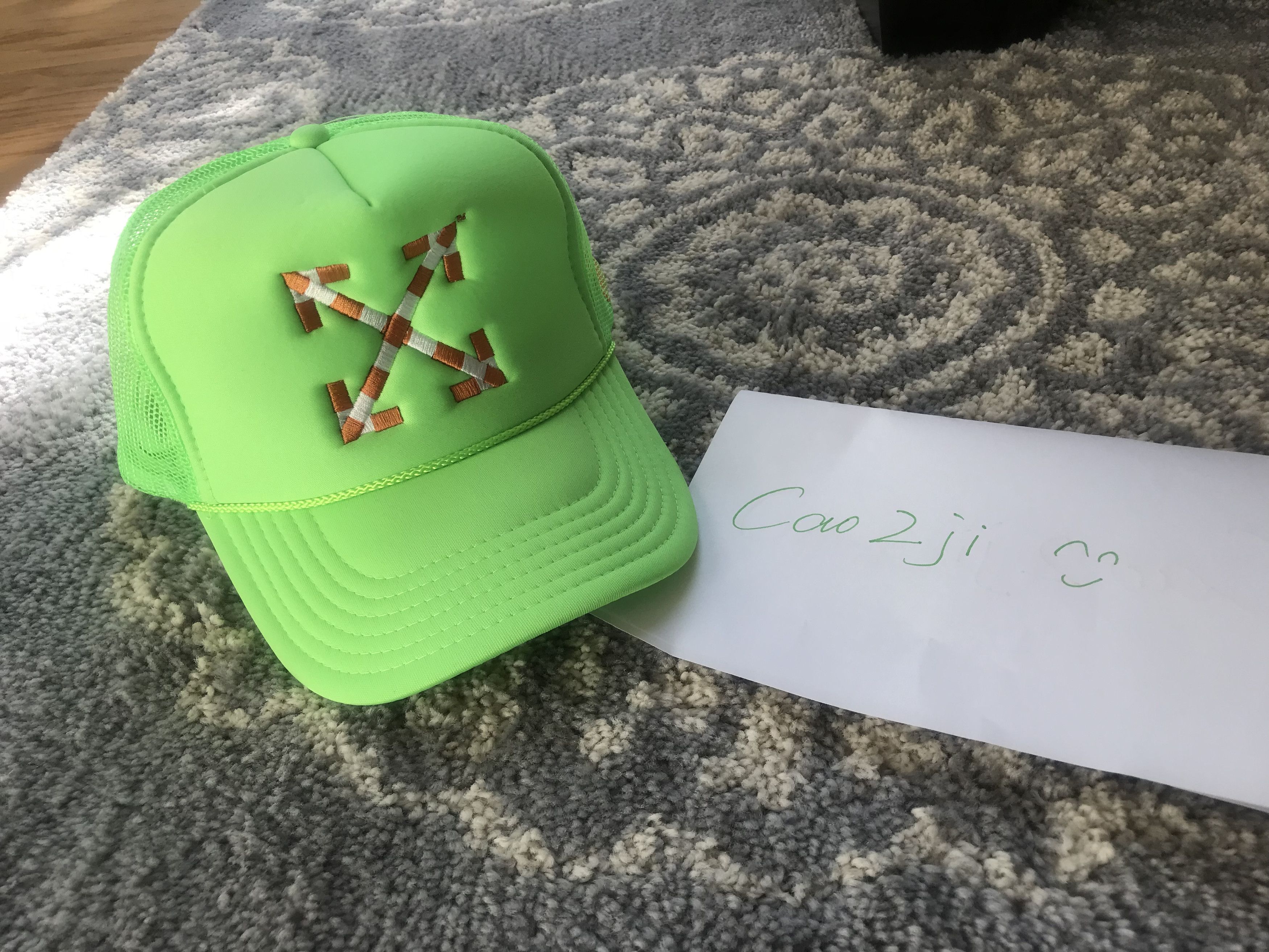 キャップ Virgil Abloh MCA Double Arrow Hat Virgil Abloh Virgil Abloh(off-White) MCA Double Arrow Hat - GREEN