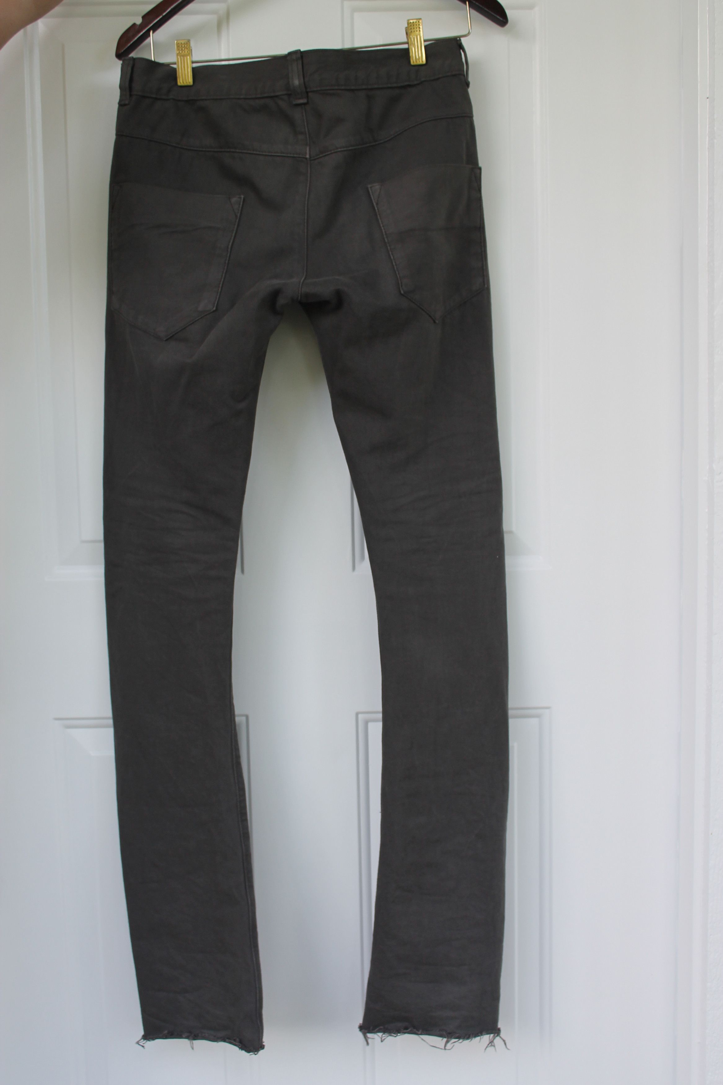 Damir Doma Dark Grey Rough Hem Jeans Size US 28 / EU 44 - 2 Preview