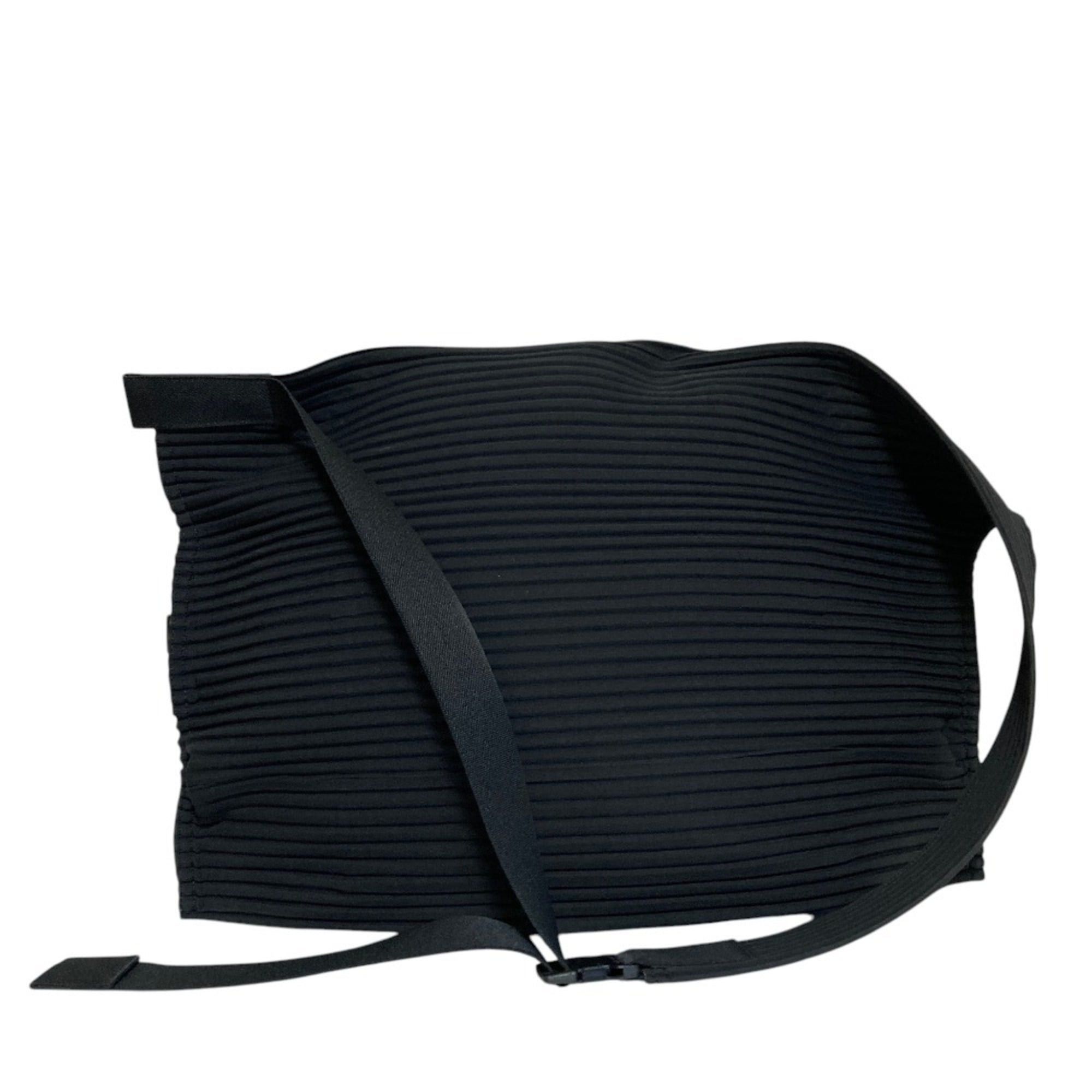 Issey Miyake HOMME PLISSE ISSEY MIYAKE Pleats Easy Handbag HP04AG508 Black (Men's & Women's) Size ONE SIZE - 3 Thumbnail