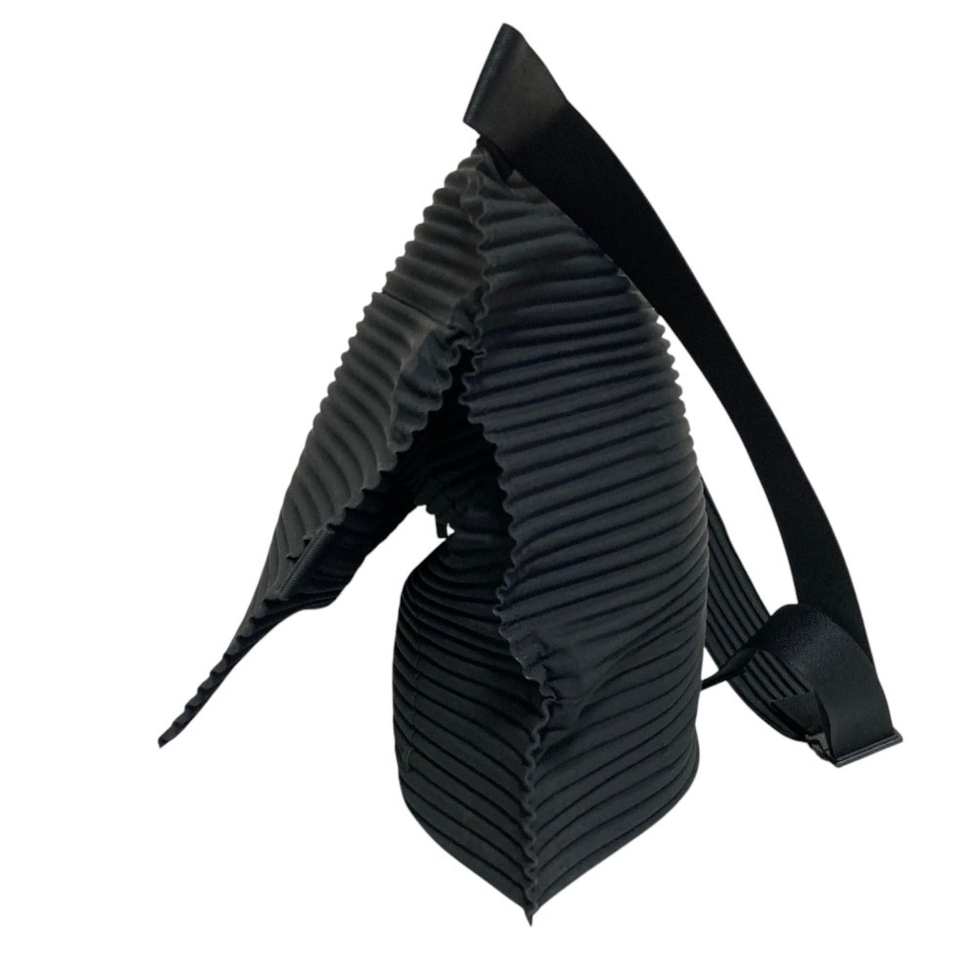 Issey Miyake HOMME PLISSE ISSEY MIYAKE Pleats Easy Handbag HP04AG508 Black (Men's & Women's) Size ONE SIZE - 4 Thumbnail