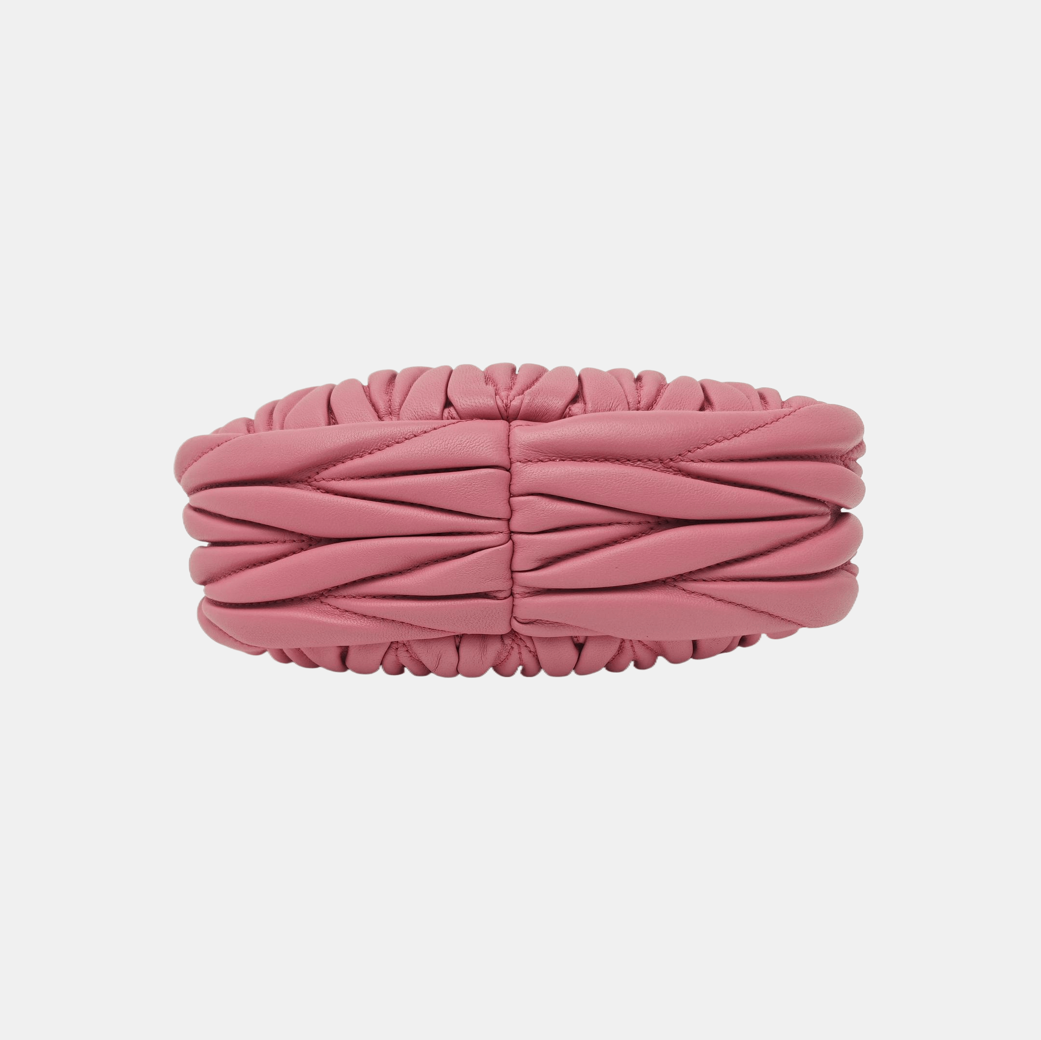Miu Miu Miu Miu Wander Matelassé Pink Leather Shoulder Bag Size ONE SIZE - 5 Thumbnail