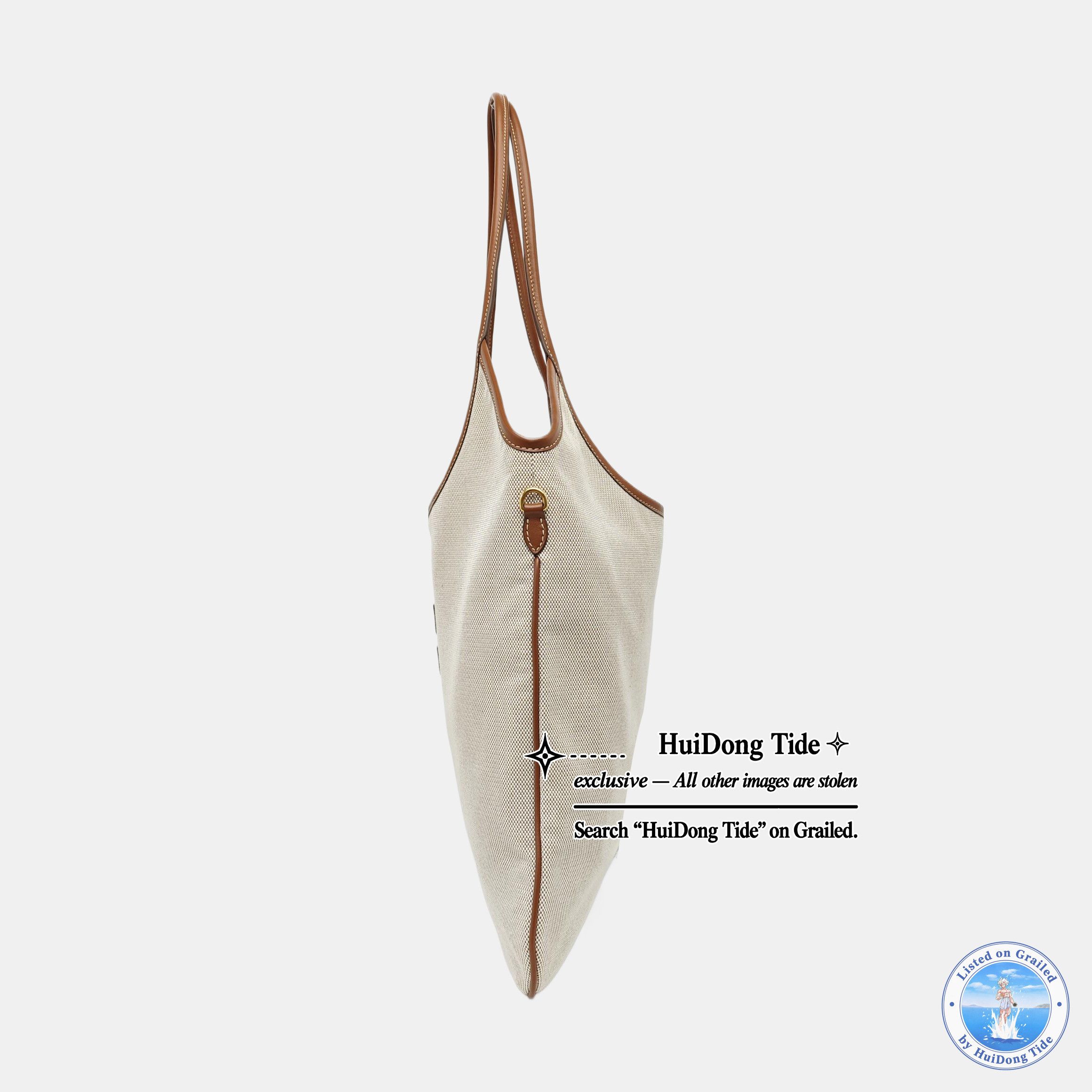 Miu Miu Miu Miu Ivy Canvas Tote Bag ONE SIZE Size ONE SIZE - 3 Thumbnail