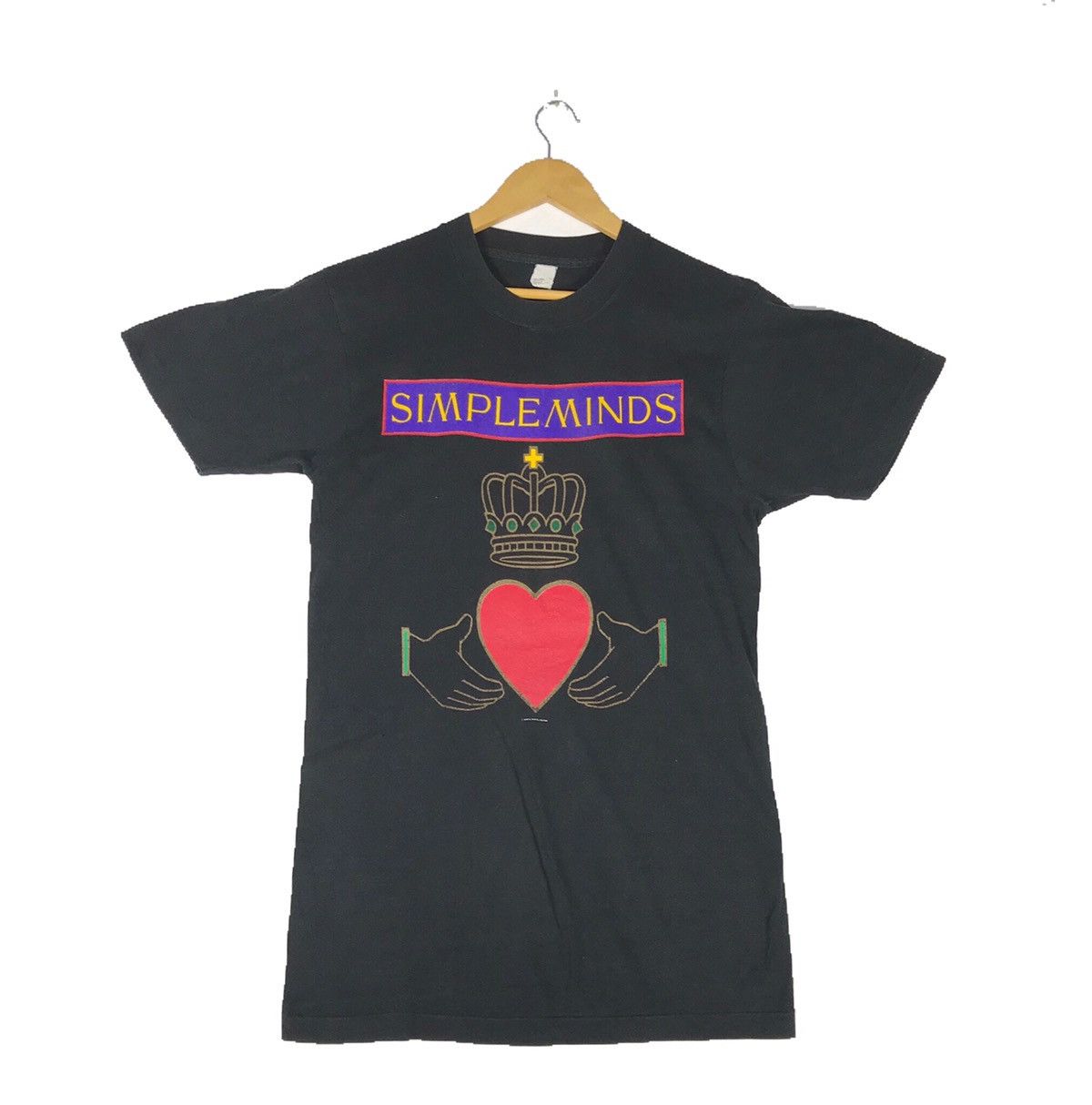 Band Tees vintage 80s 1989 simple minds pop european tour t-shirts Size US M / EU 48-50 / 2 - 1 Thumbnail