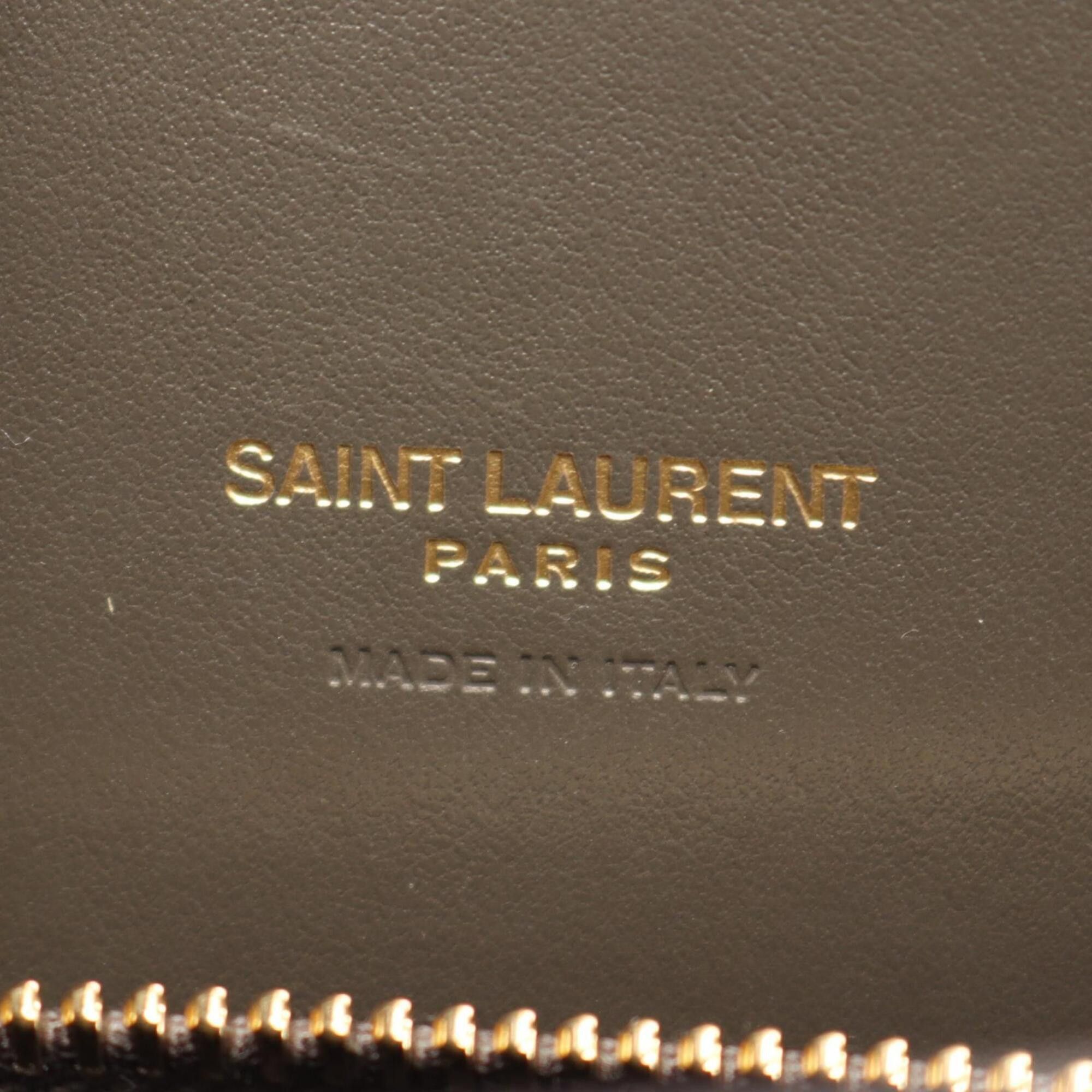 Saint Laurent Paris Yves Saint Laurent Paris Sac de Jour Baby 2-Way Handbag, Leather, Women's, Green, 421863 Size ONE SIZE - 4 Thumbnail