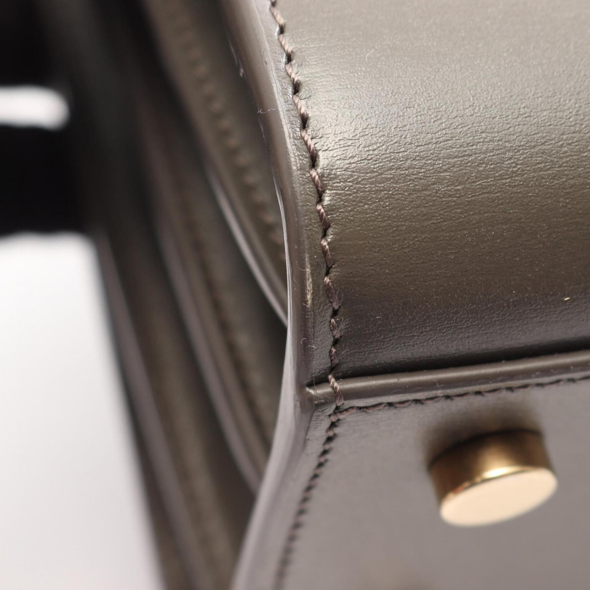 Saint Laurent Paris Yves Saint Laurent Paris Sac de Jour Baby 2-Way Handbag, Leather, Women's, Green, 421863 Size ONE SIZE - 7 Thumbnail