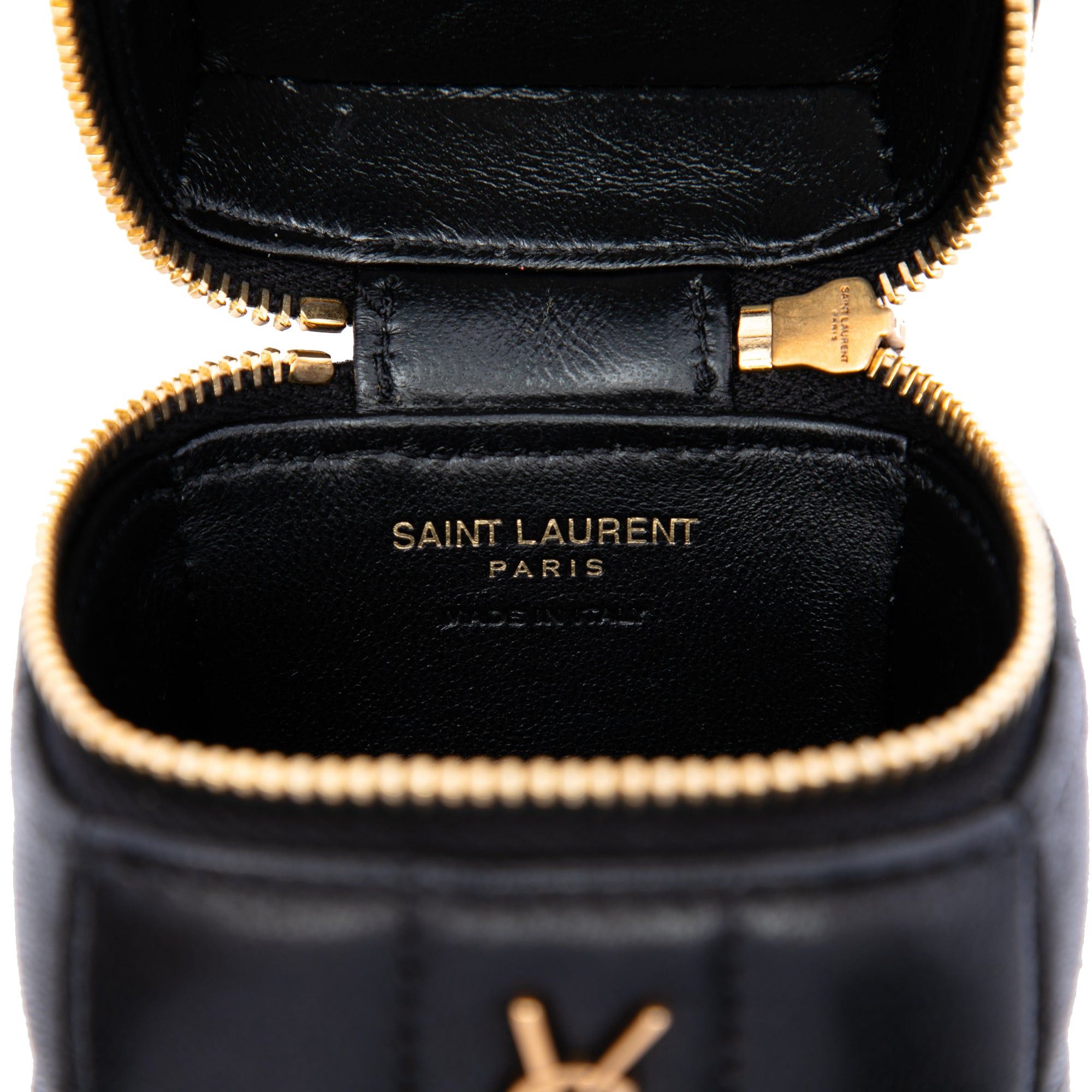 Saint Laurent Paris Lambskin Cassandre Cube On Chain Size ONE SIZE - 5 Thumbnail