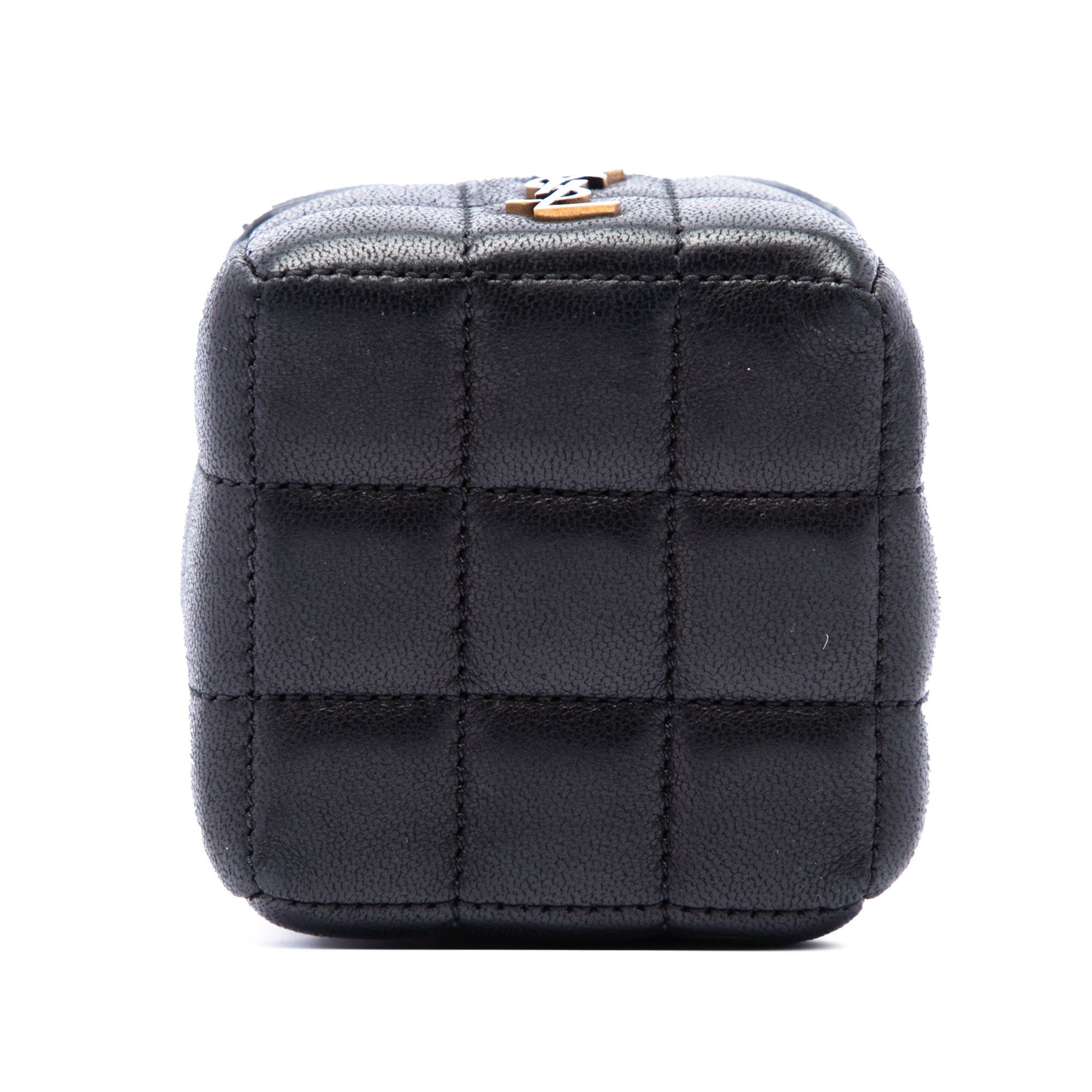 Saint Laurent Paris Lambskin Cassandre Cube On Chain Size ONE SIZE - 3 Thumbnail