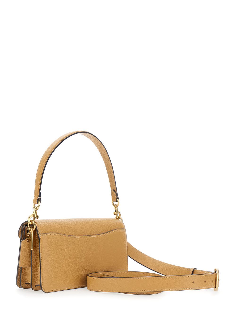 Coach 'TABBY' Beige Shoulder bag with logo plate on the front in leather for women Size ONE SIZE - 3 Thumbnail