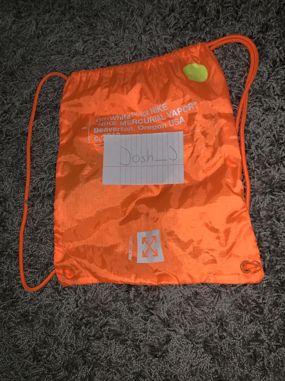 Nike Virgil Abloh Off White x Nike Bootbag Grailed