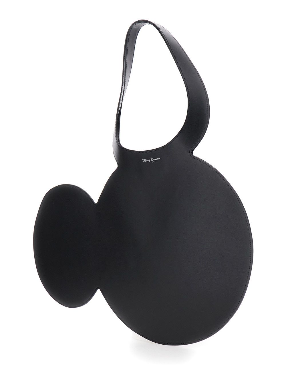 Coperni 'Mickey' Black Handbag with Cut-Out Handle and Logo Lettering on the Front in Leather Woman Size ONE SIZE - 2 Thumbnail