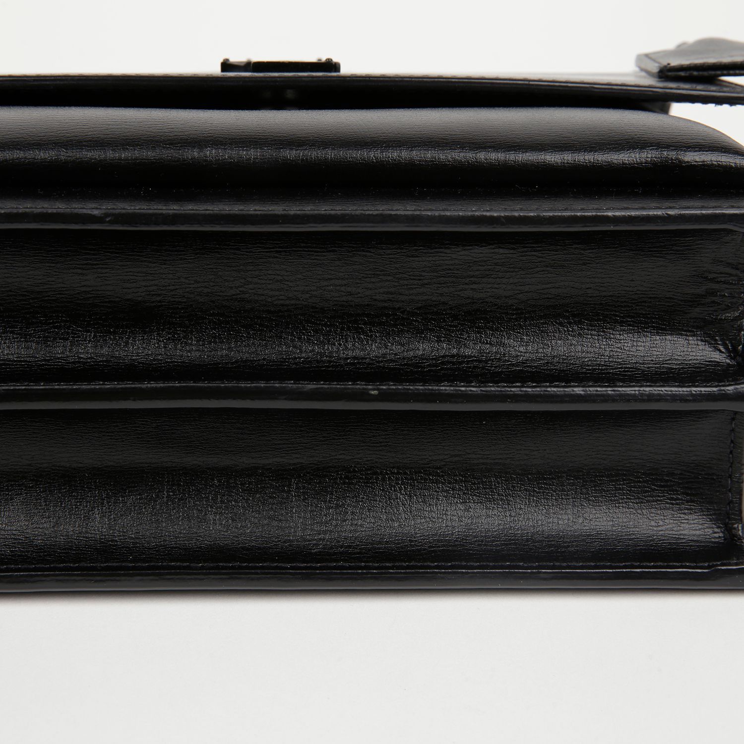 Yves Saint Laurent Monogram Sunset Medium Shoulder Bag Black Size ONE SIZE - 7 Thumbnail