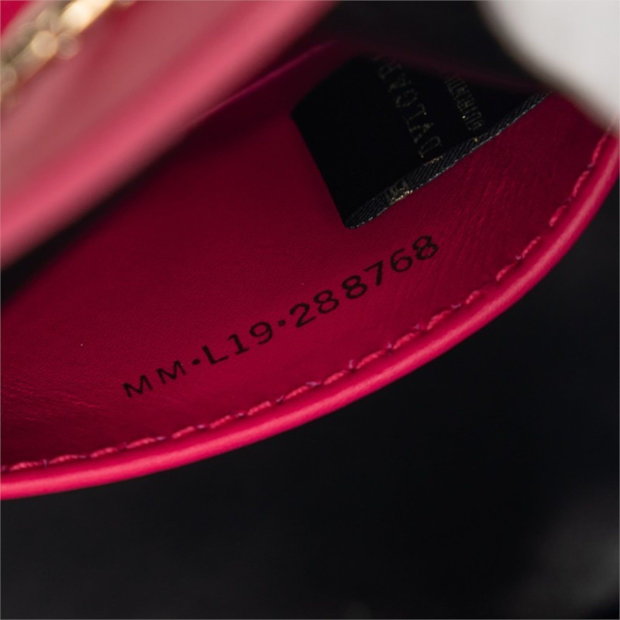 Bvlgari BVLGARI Serpenti Forever Handbag Shoulder Bag Drawstring Bucket 2-Way Pink Leather Women's Size ONE SIZE - 6 Thumbnail