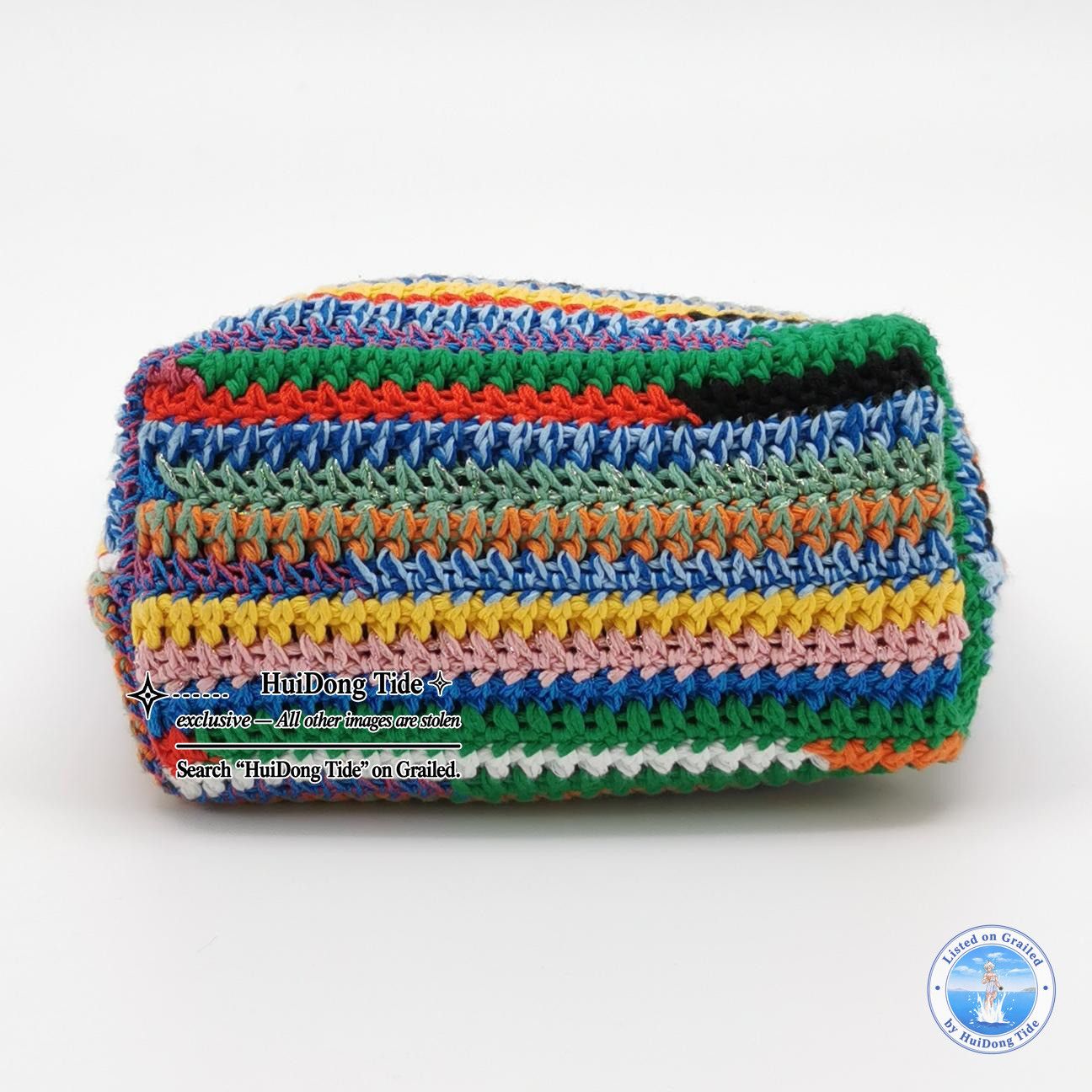 Miu Miu Miu Miu Multi-Color Crochet Handle Bag Size ONE SIZE - 4 Thumbnail