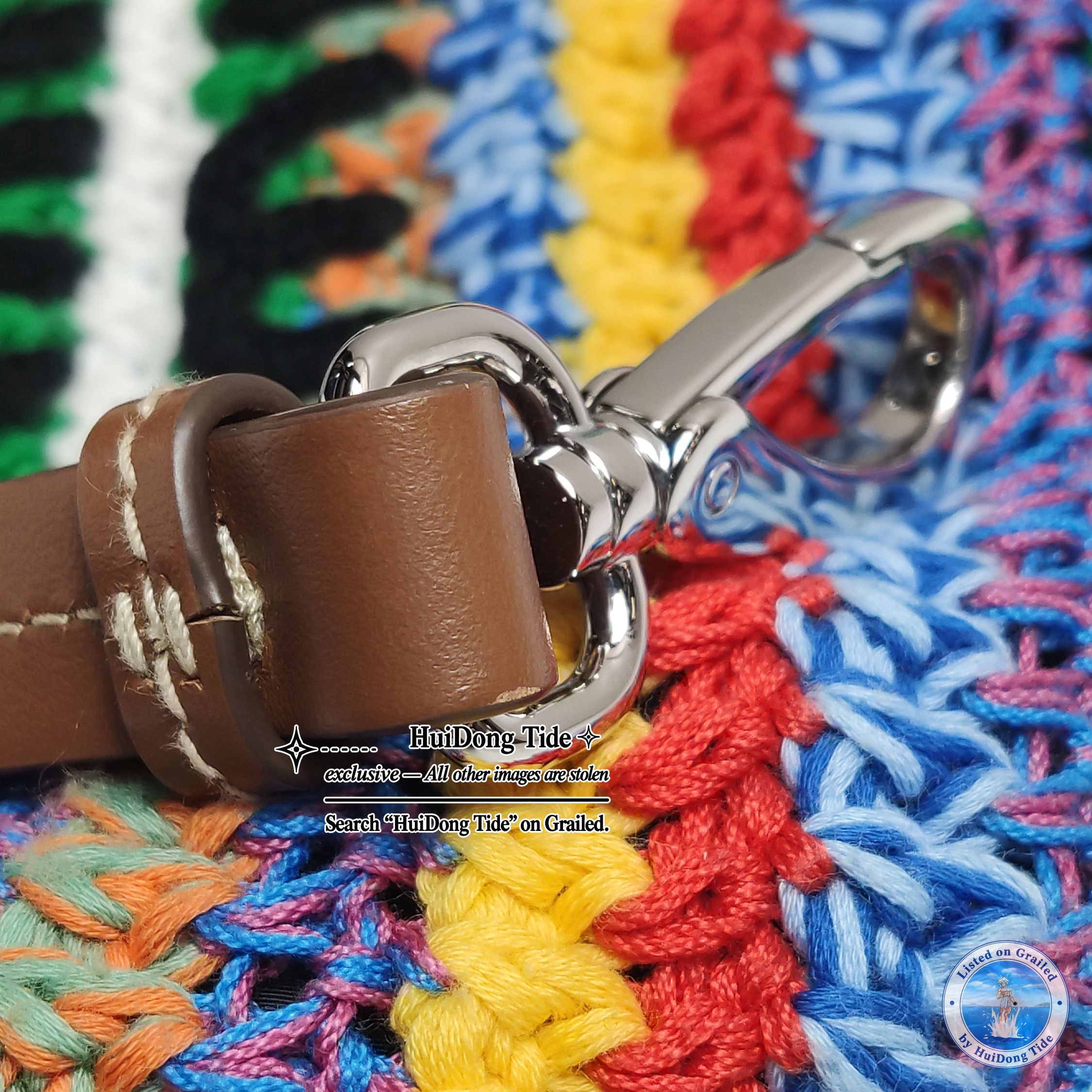 Miu Miu Miu Miu Multi-Color Crochet Handle Bag Size ONE SIZE - 6 Thumbnail