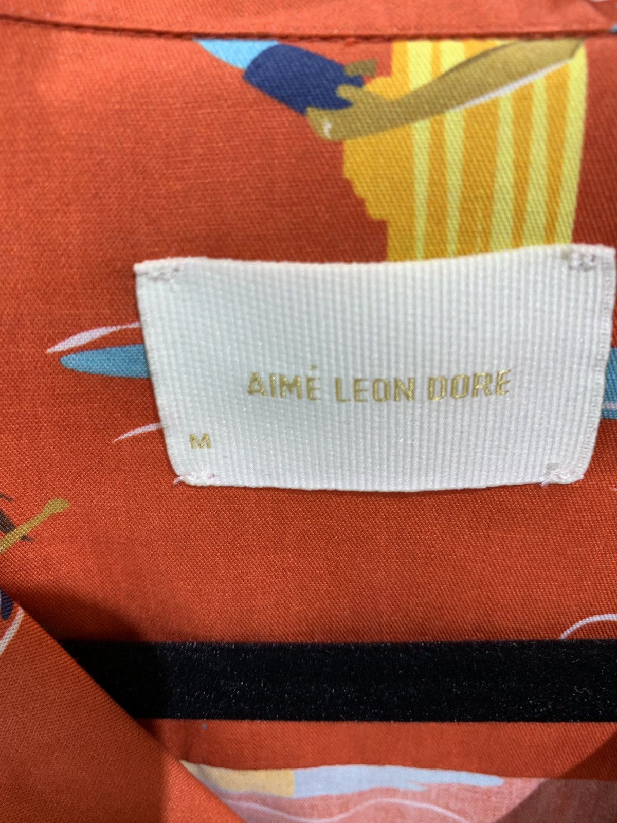 美品　AIME LEON DORE レジャーシャツ BLOCK PARTY Aime Leon Dore Block Party Leisure Button Up Shirt Hawaiian