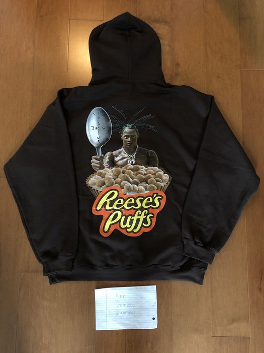 Reese's puffs travis scott hoodie hot sale