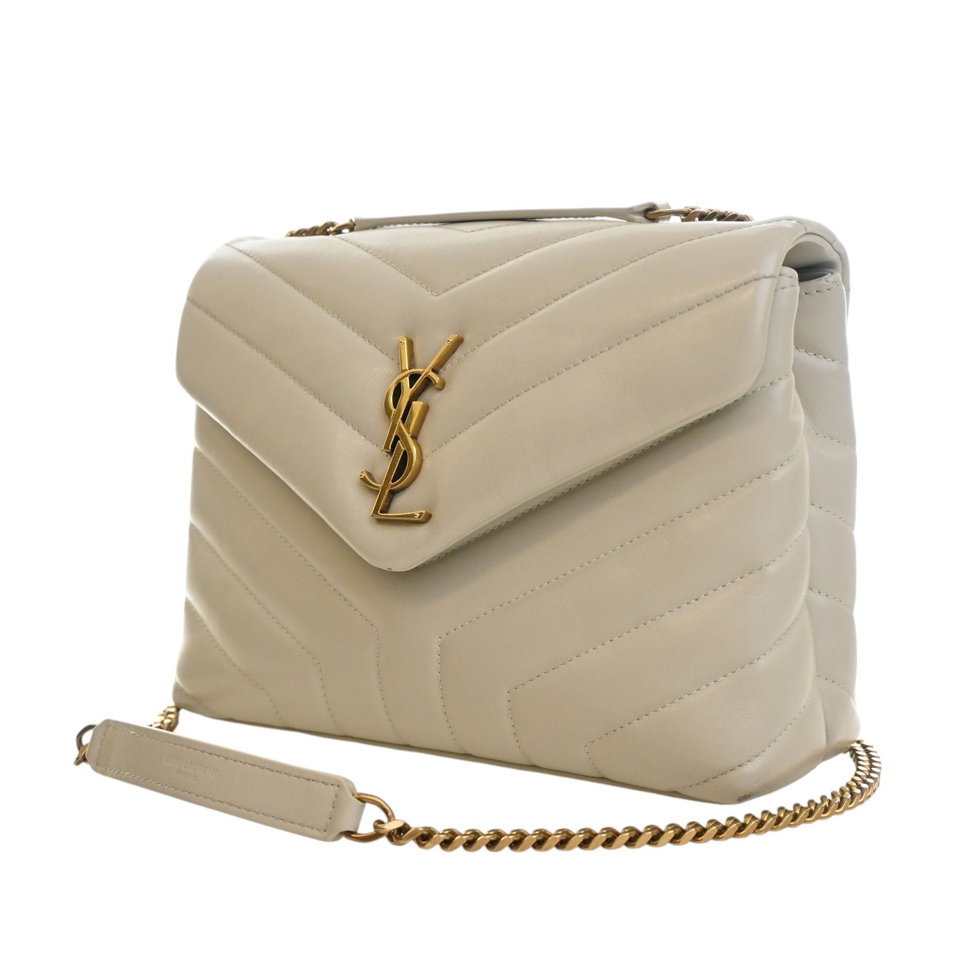 Saint Laurent Paris Matelasse Calfskin Monogram LouLou Shoulder Bag Size ONE SIZE - 9 Thumbnail