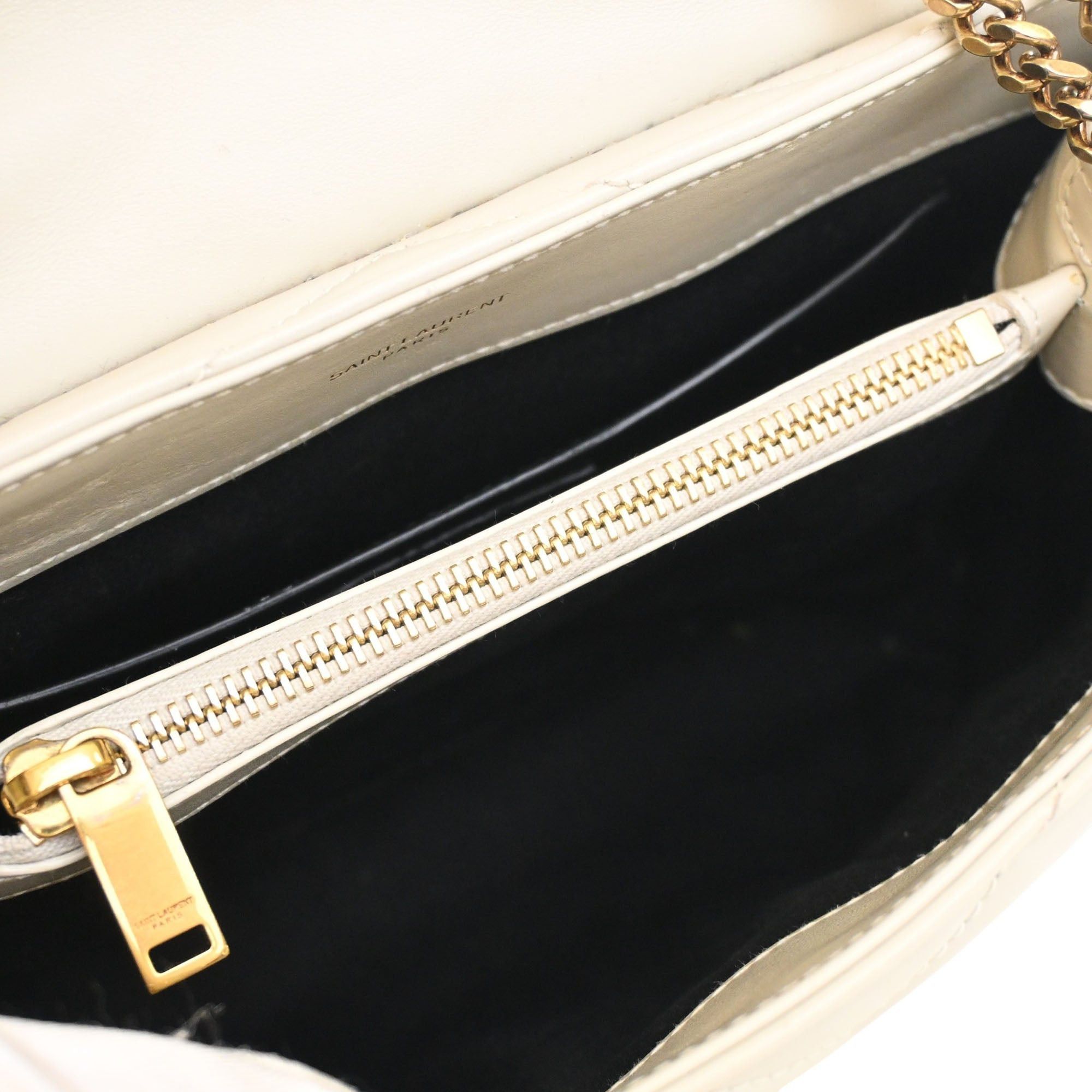 Saint Laurent Paris Matelasse Calfskin Monogram LouLou Shoulder Bag Size ONE SIZE - 4 Thumbnail