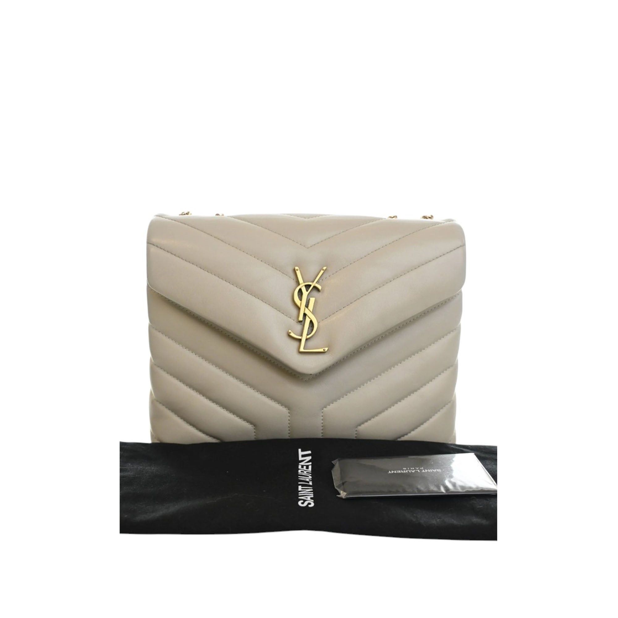 Saint Laurent Paris Matelasse Calfskin Monogram LouLou Shoulder Bag Size ONE SIZE - 16 Thumbnail