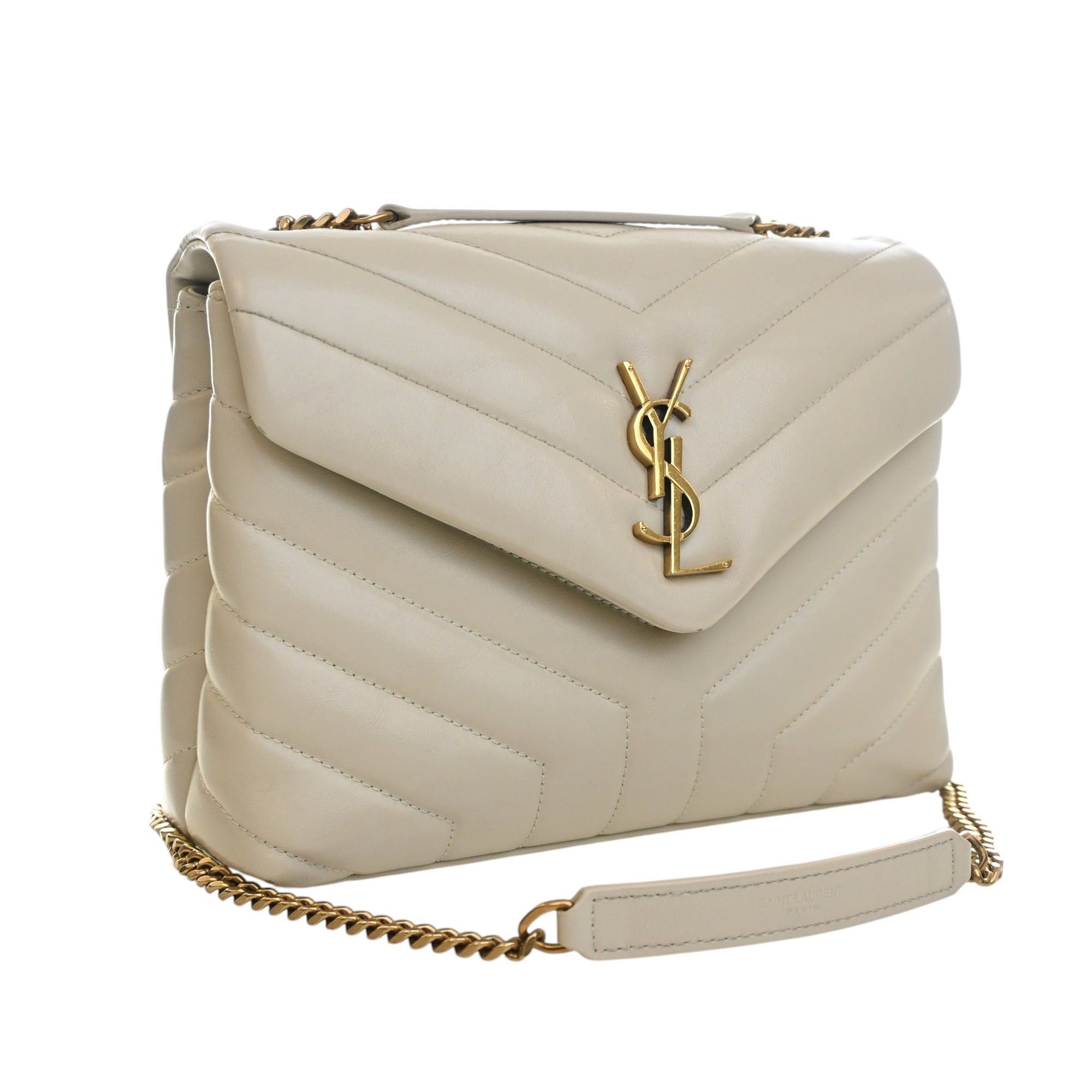 Saint Laurent Paris Matelasse Calfskin Monogram LouLou Shoulder Bag Size ONE SIZE - 8 Thumbnail
