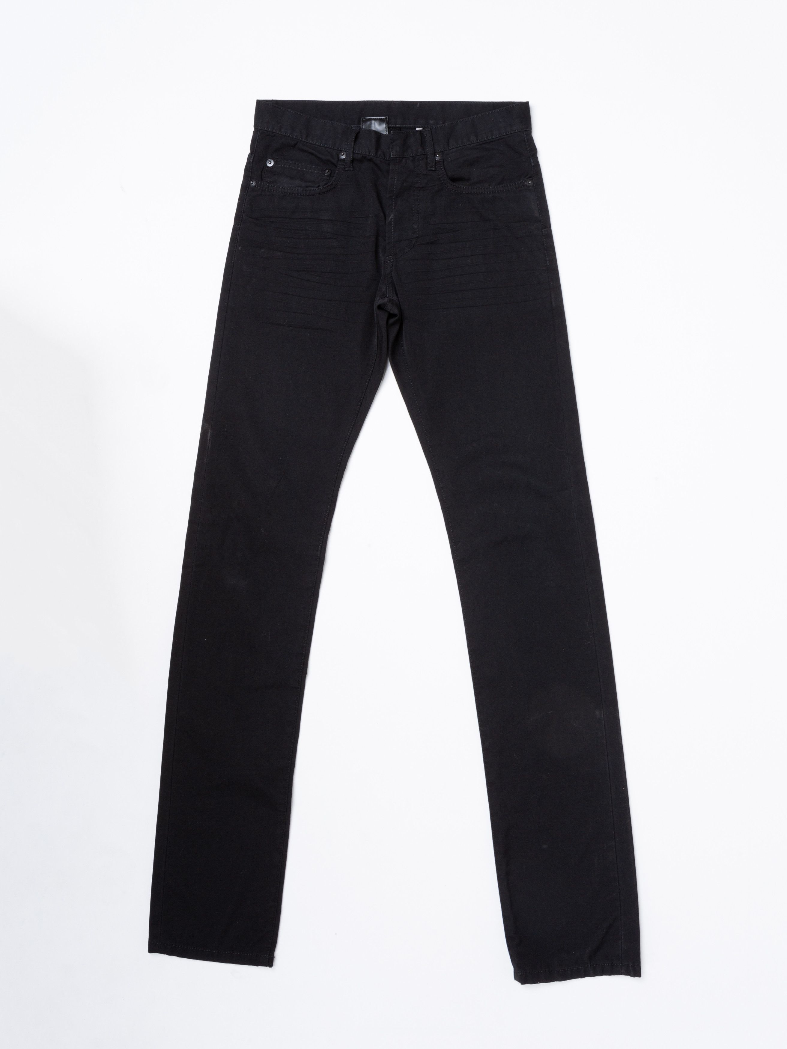 Dior Hedi Slimane SS05 Dior Homme 'Beck' Black Fabric Jeans