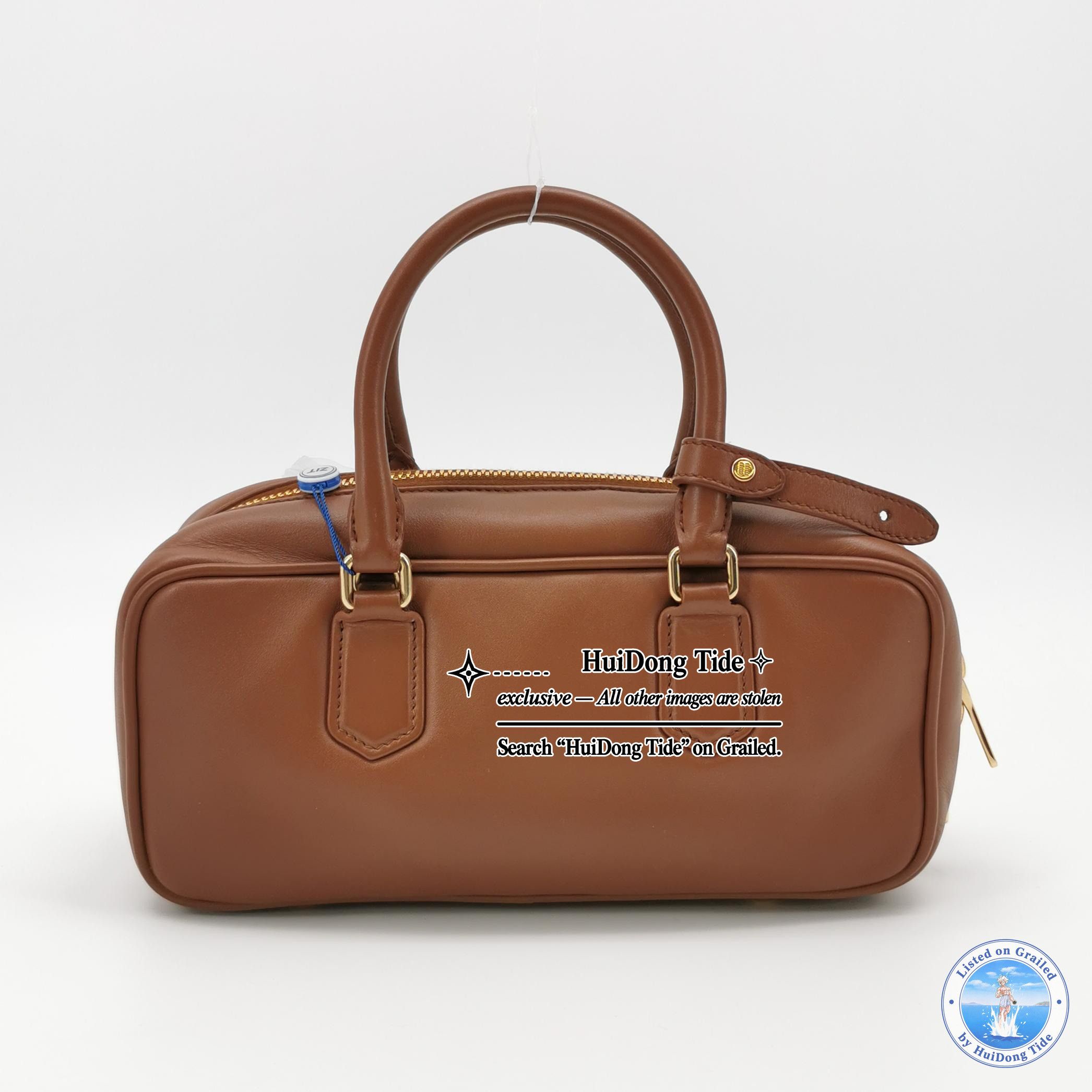 Miu Miu Miu Miu Arcadie Leather Top Handle Bag Size ONE SIZE - 3 Thumbnail