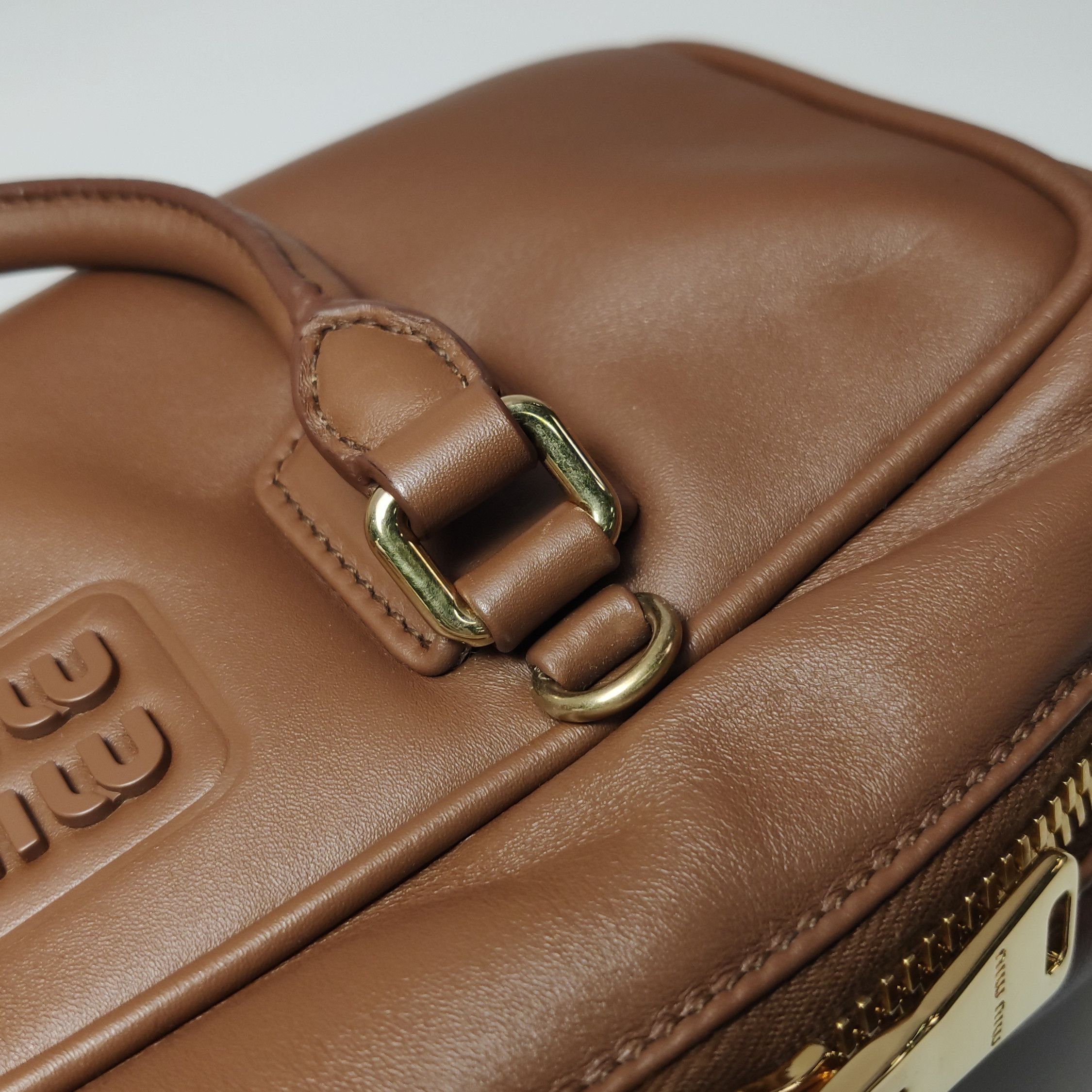 Miu Miu Miu Miu Arcadie Leather Top Handle Bag Size ONE SIZE - 9 Thumbnail