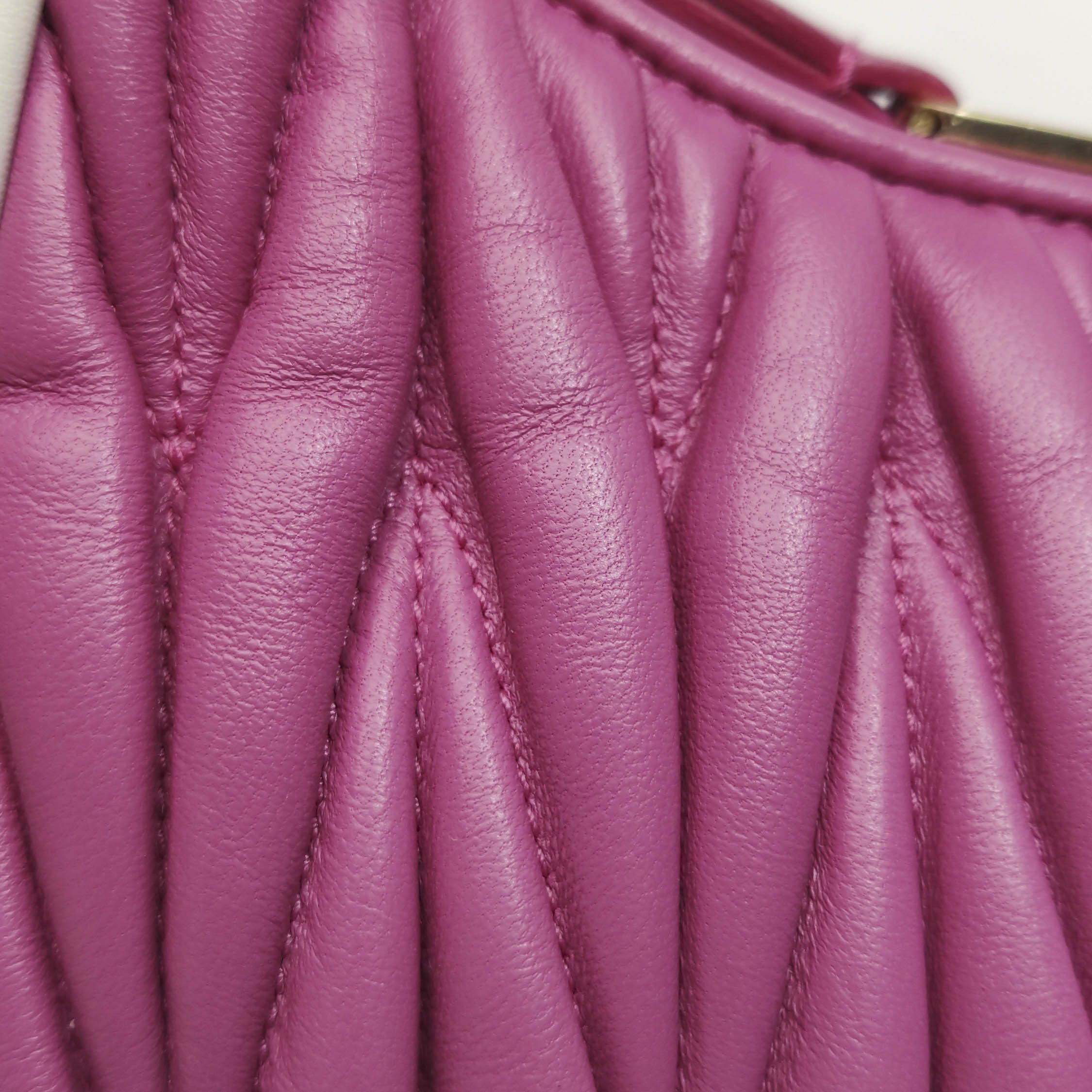 Miu Miu Miu Miu Wander Matelassé Leather Mini Bag Size ONE SIZE - 15 Thumbnail