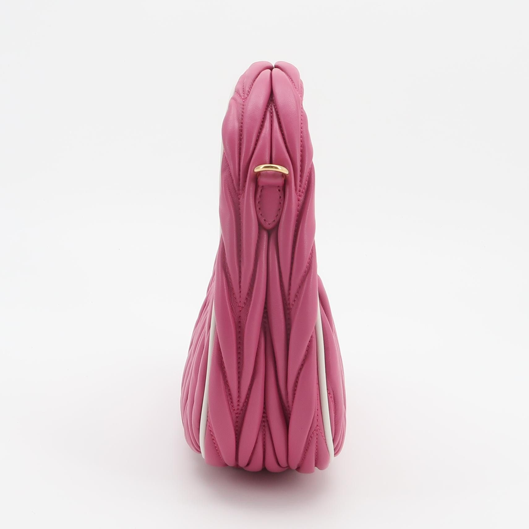 Miu Miu Miu Miu Wander Matelassé Leather Mini Bag Size ONE SIZE - 3 Thumbnail