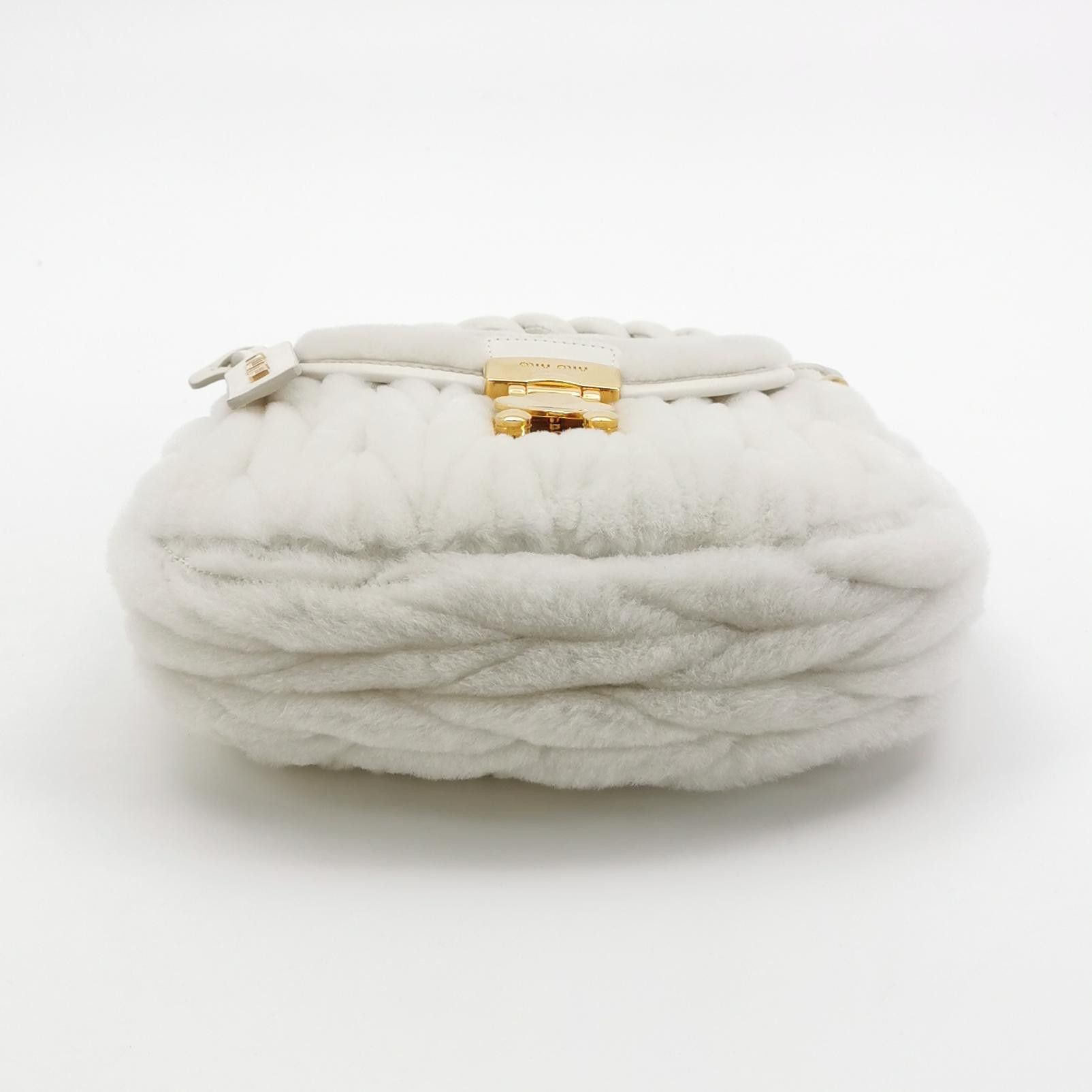 Miu Miu Miu Miu Shearling Matelasse Handle Bag Size ONE SIZE - 6 Thumbnail