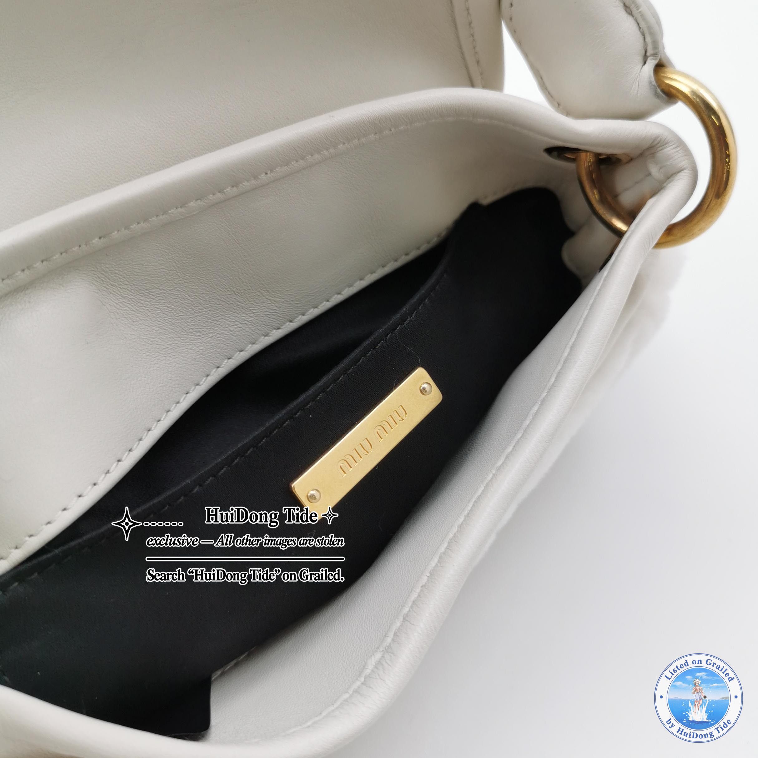 Miu Miu Miu Miu Shearling Matelasse Handle Bag Size ONE SIZE - 8 Thumbnail
