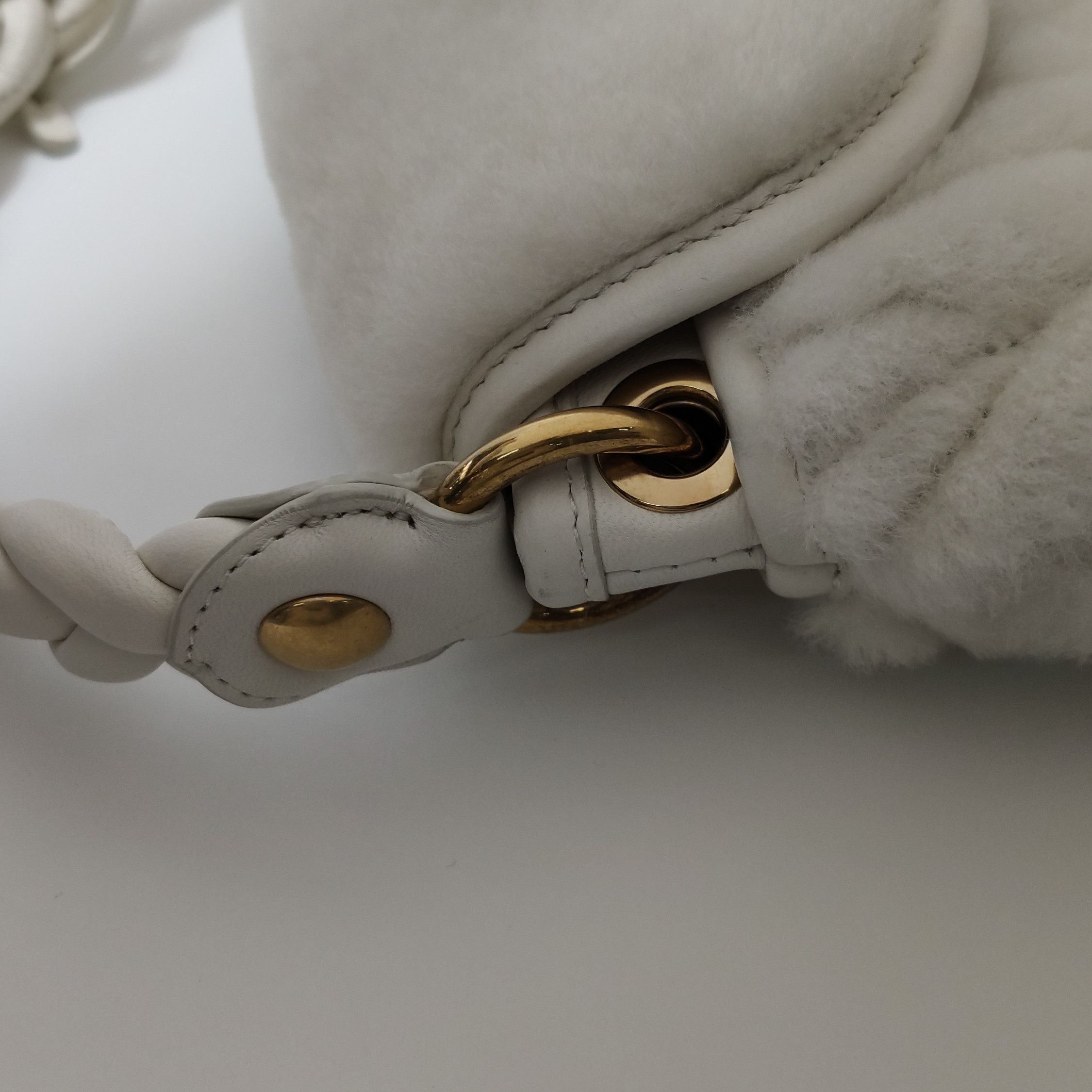 Miu Miu Miu Miu Shearling Matelasse Handle Bag Size ONE SIZE - 11 Thumbnail