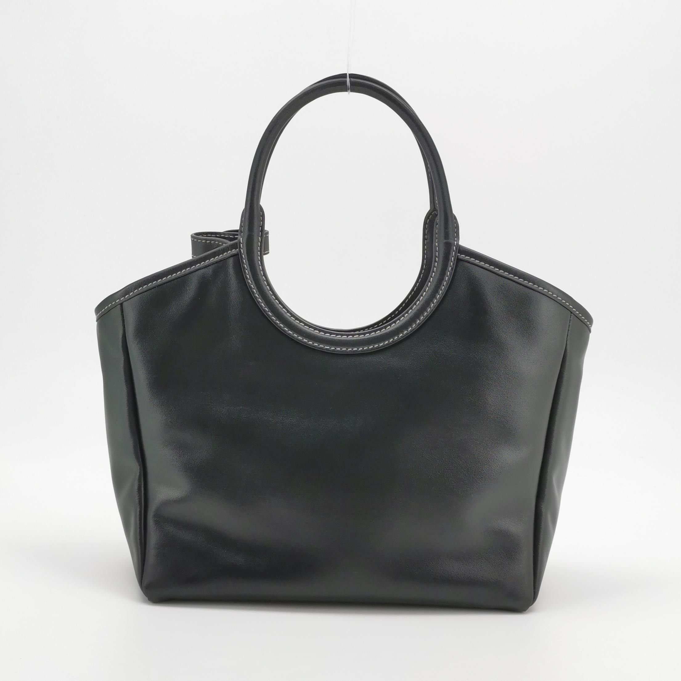 Miu Miu Miu Miu Ivy Black Leather Logo Handle Bag ONE SIZE Size ONE SIZE - 5 Thumbnail