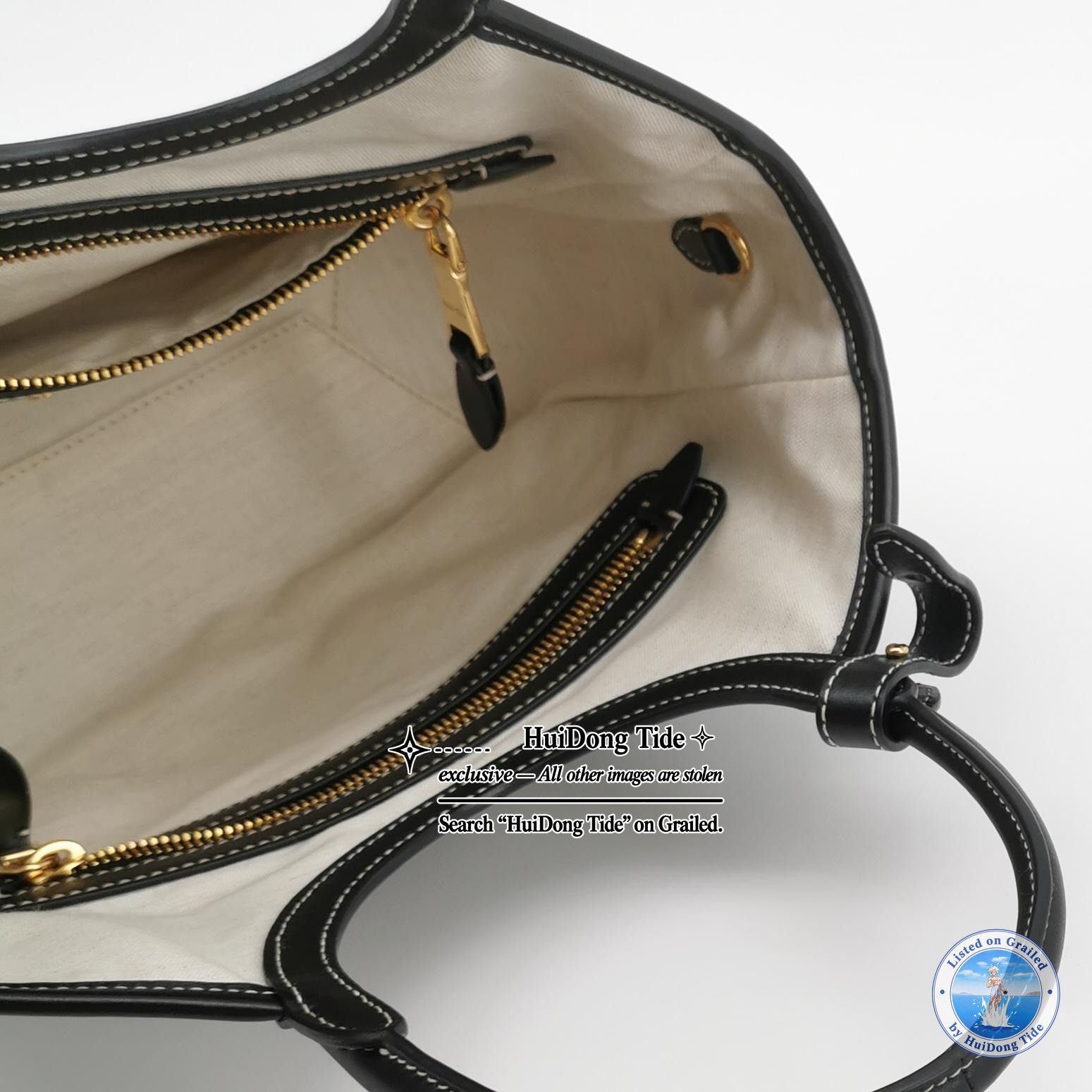 Miu Miu Miu Miu Ivy Black Leather Logo Handle Bag ONE SIZE Size ONE SIZE - 7 Thumbnail