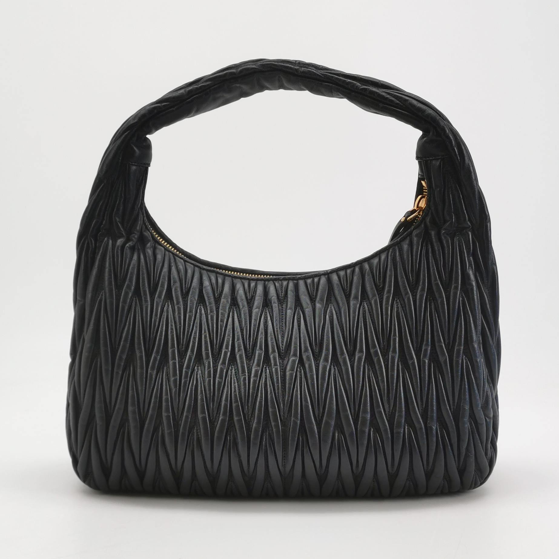 Miu Miu Miu Miu Wander Quilted Lambskin Leather Shoulder Bag Size ONE SIZE - 5 Thumbnail