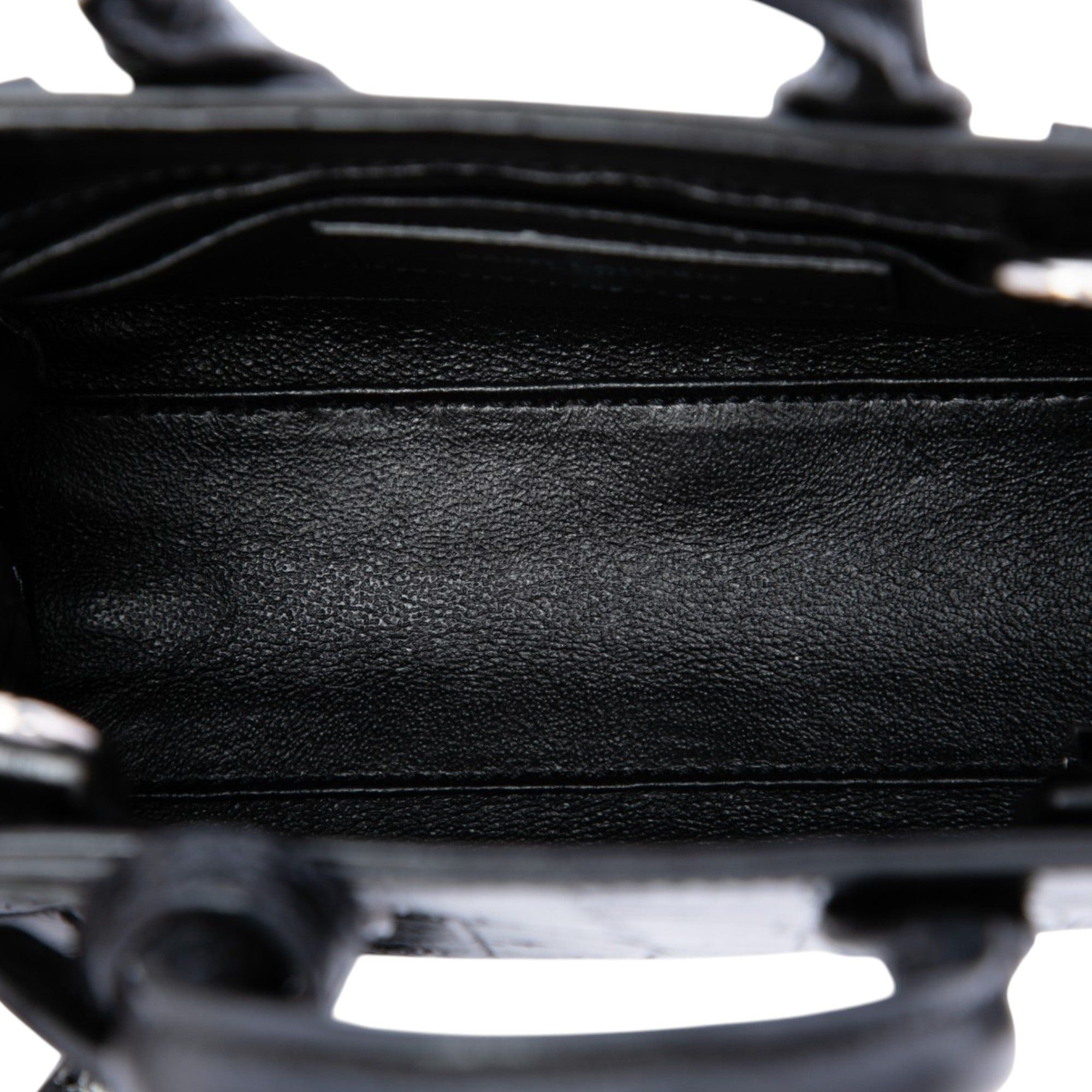 Saint Laurent Paris Toy Croc Embossed Leather Sac De Jour Satchel Size ONE SIZE - 4 Thumbnail