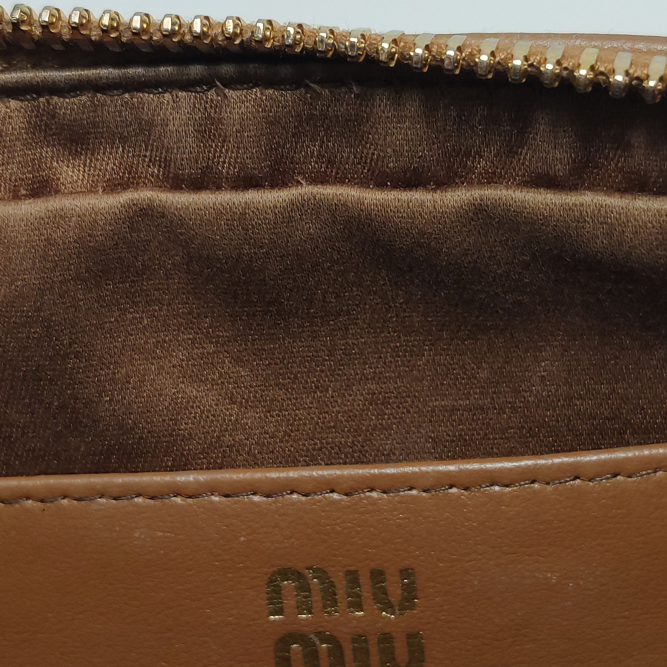 Miu Miu Miu Miu Arcadie Leather Logo Handle Bag ONE SIZE Size ONE SIZE - 11 Thumbnail